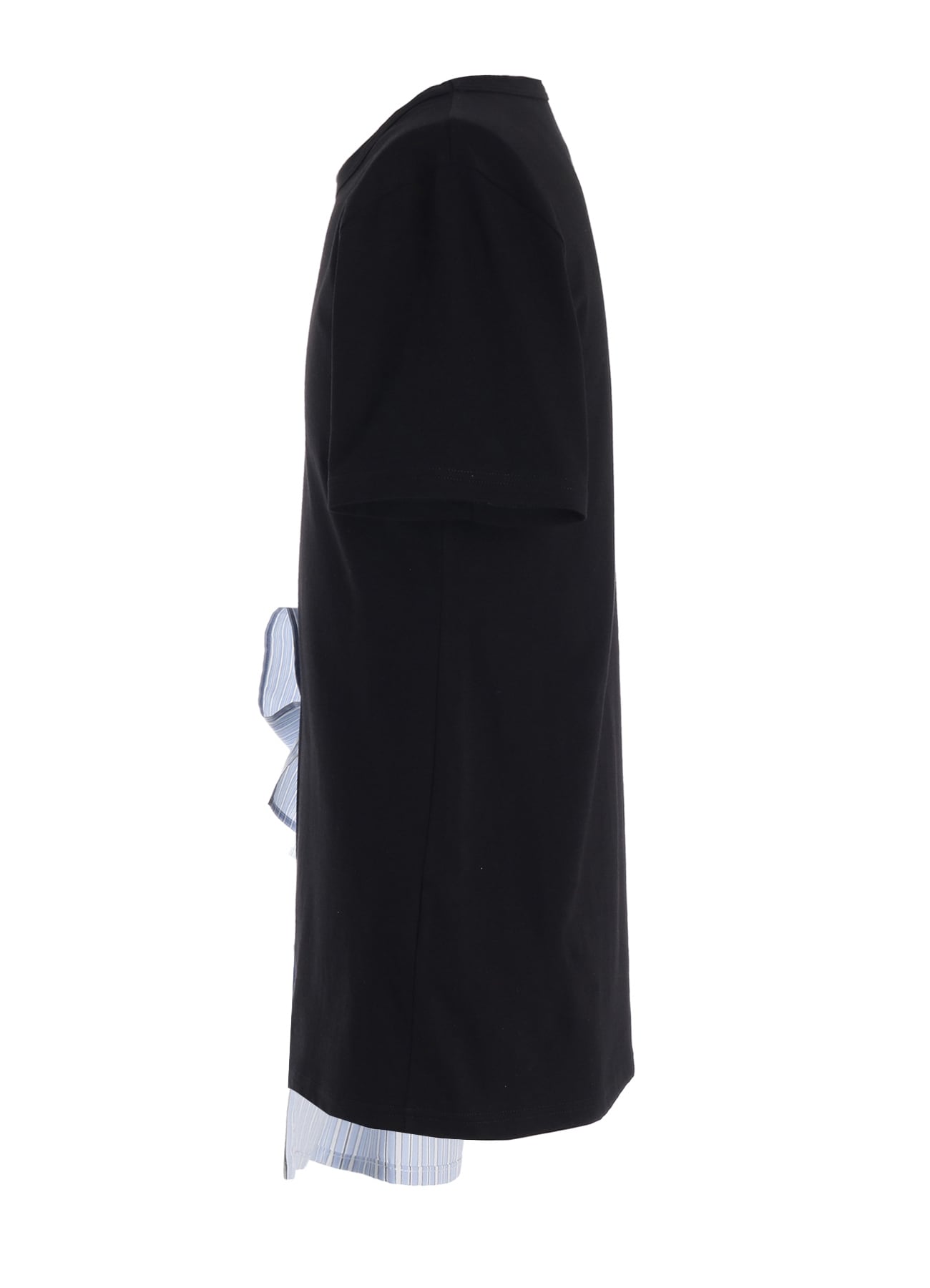 30/COTTON JERSEY WAIST DRAPE POCKET T-SHIRT