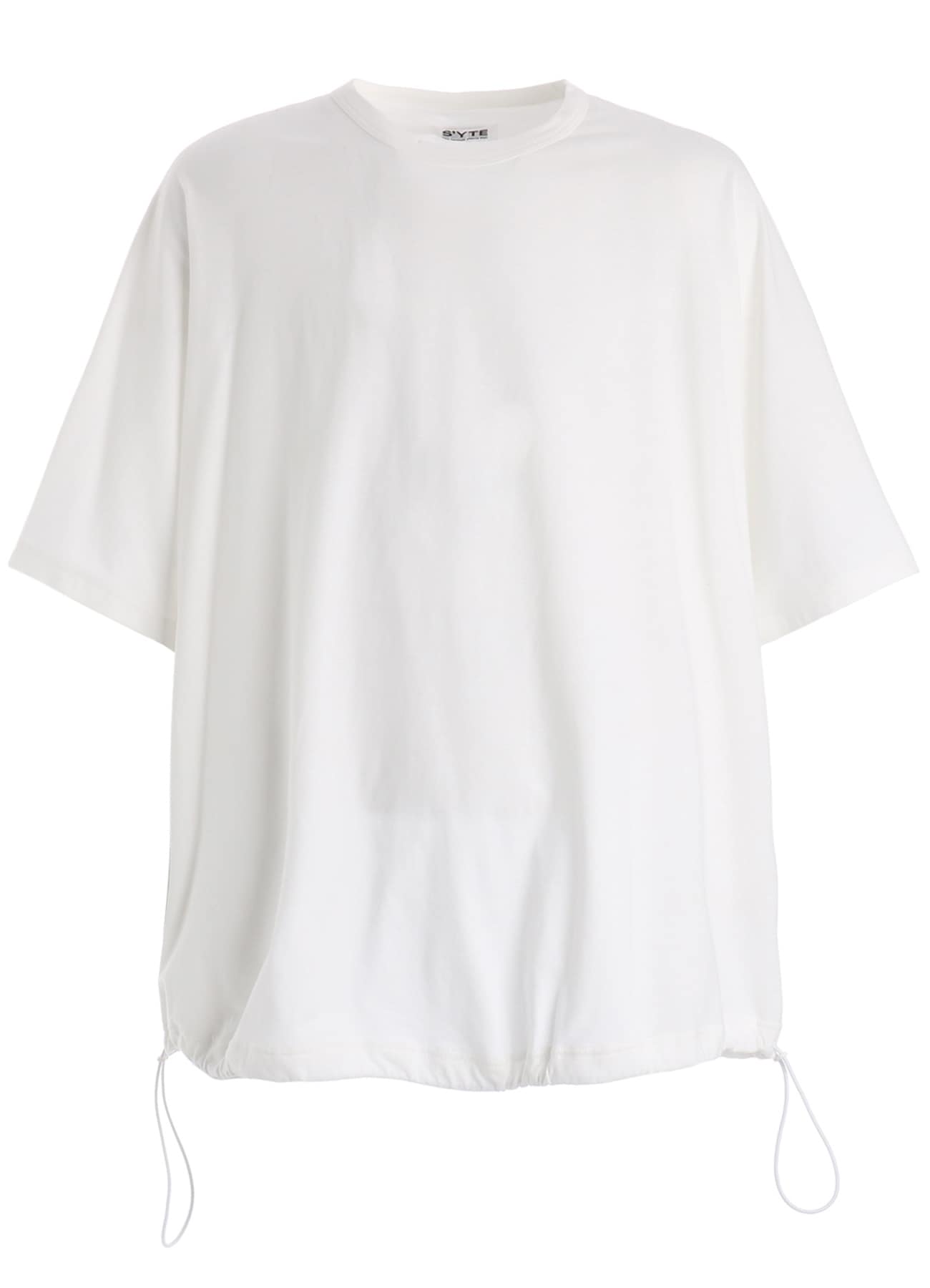 30/COTTON JERSEY ELASTIC HEM T-SHIRT