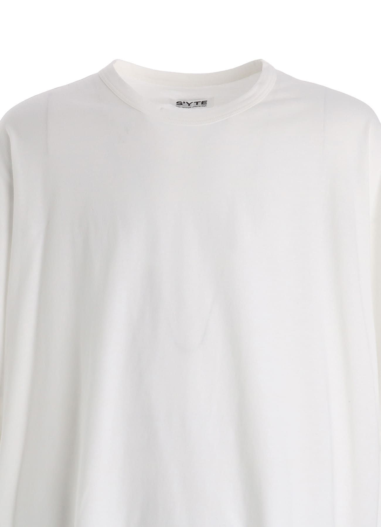 30/COTTON JERSEY ELASTIC HEM T-SHIRT