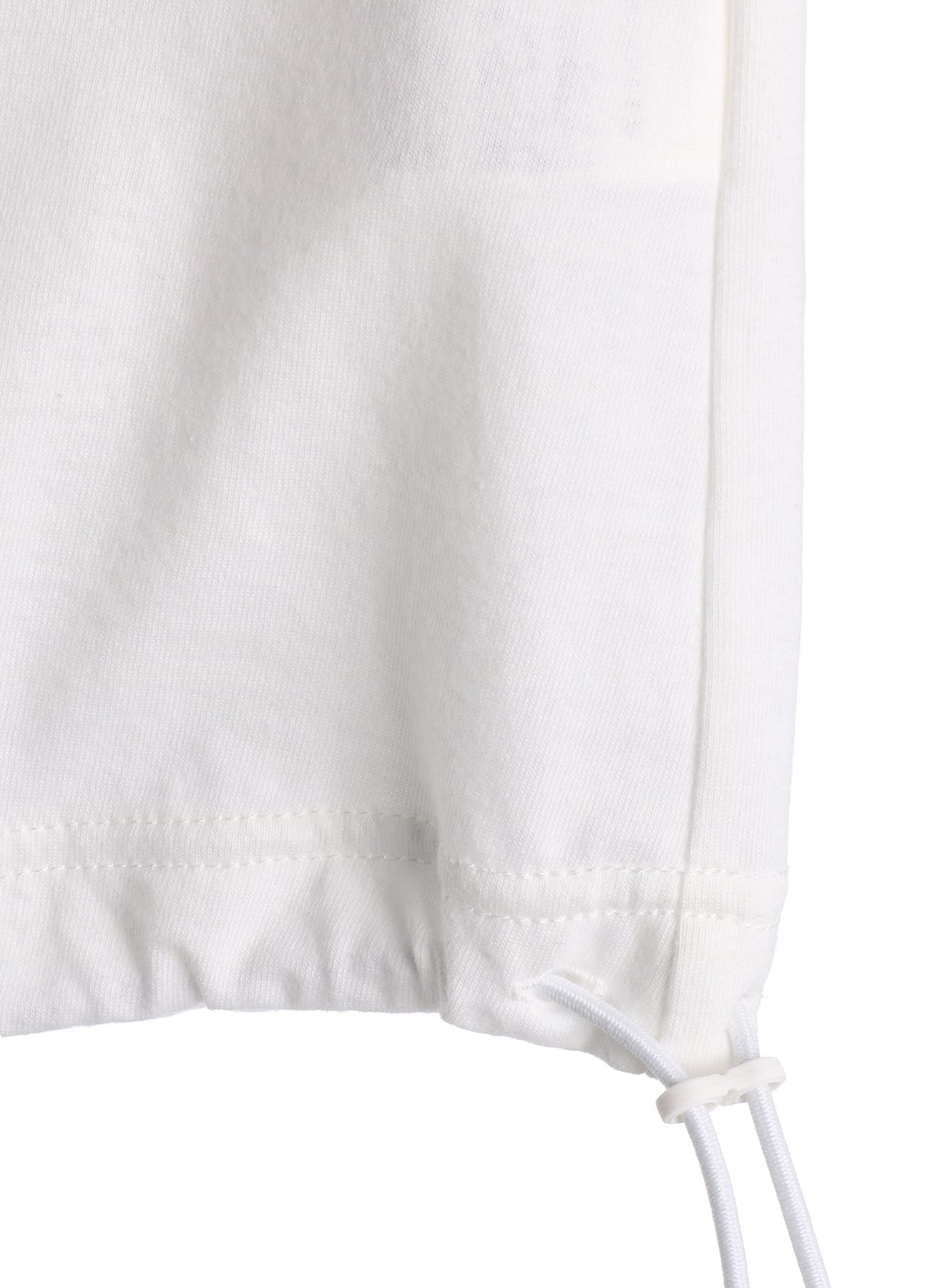 30/COTTON JERSEY ELASTIC HEM T-SHIRT