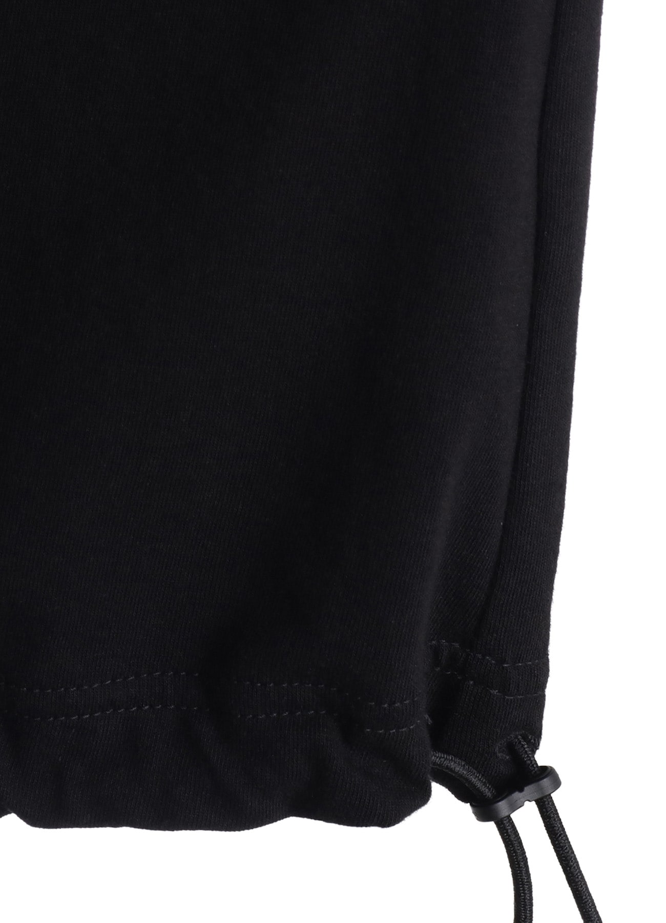 30/COTTON JERSEY ELASTIC HEM T-SHIRT