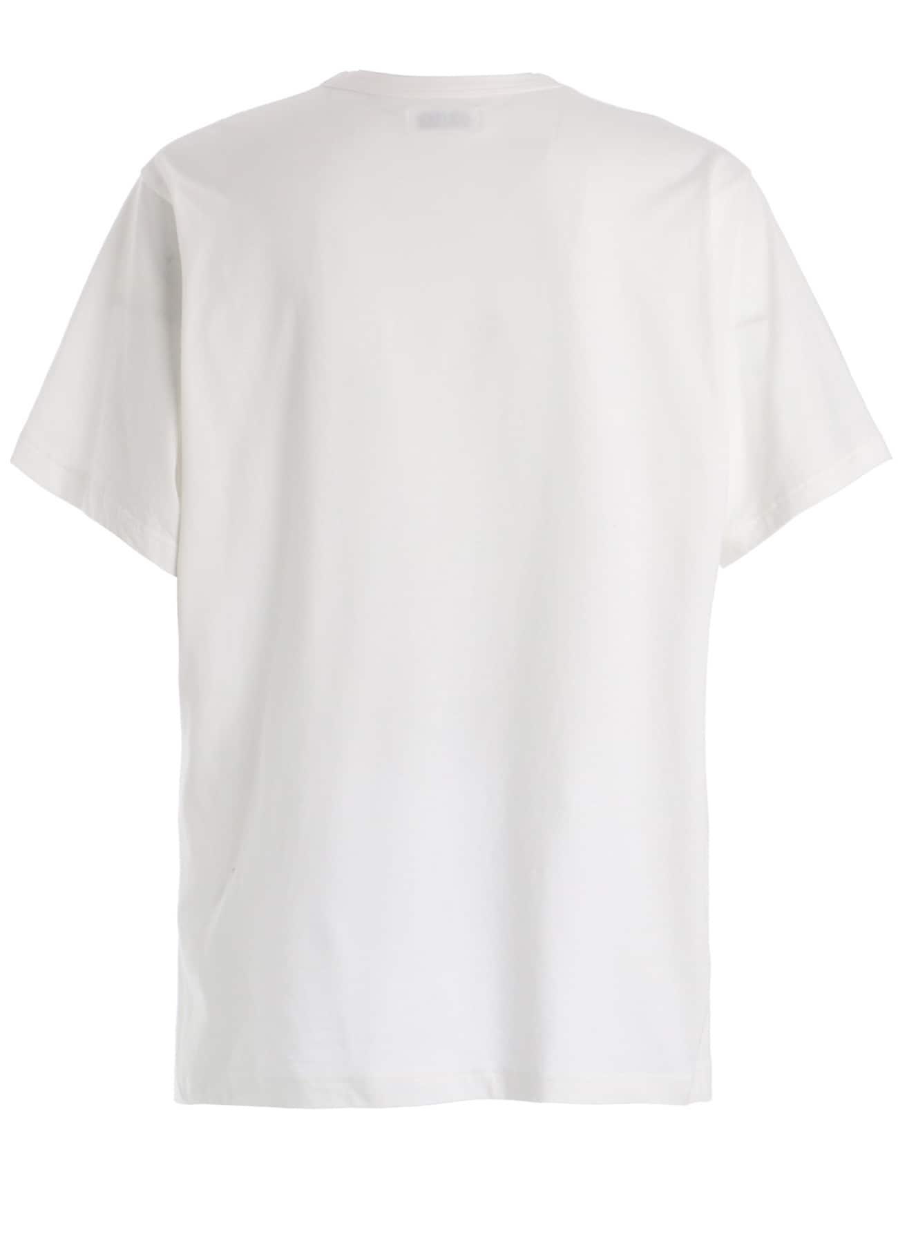 30/COTTON JERSEY DRAPE POCKET T-SHIRT