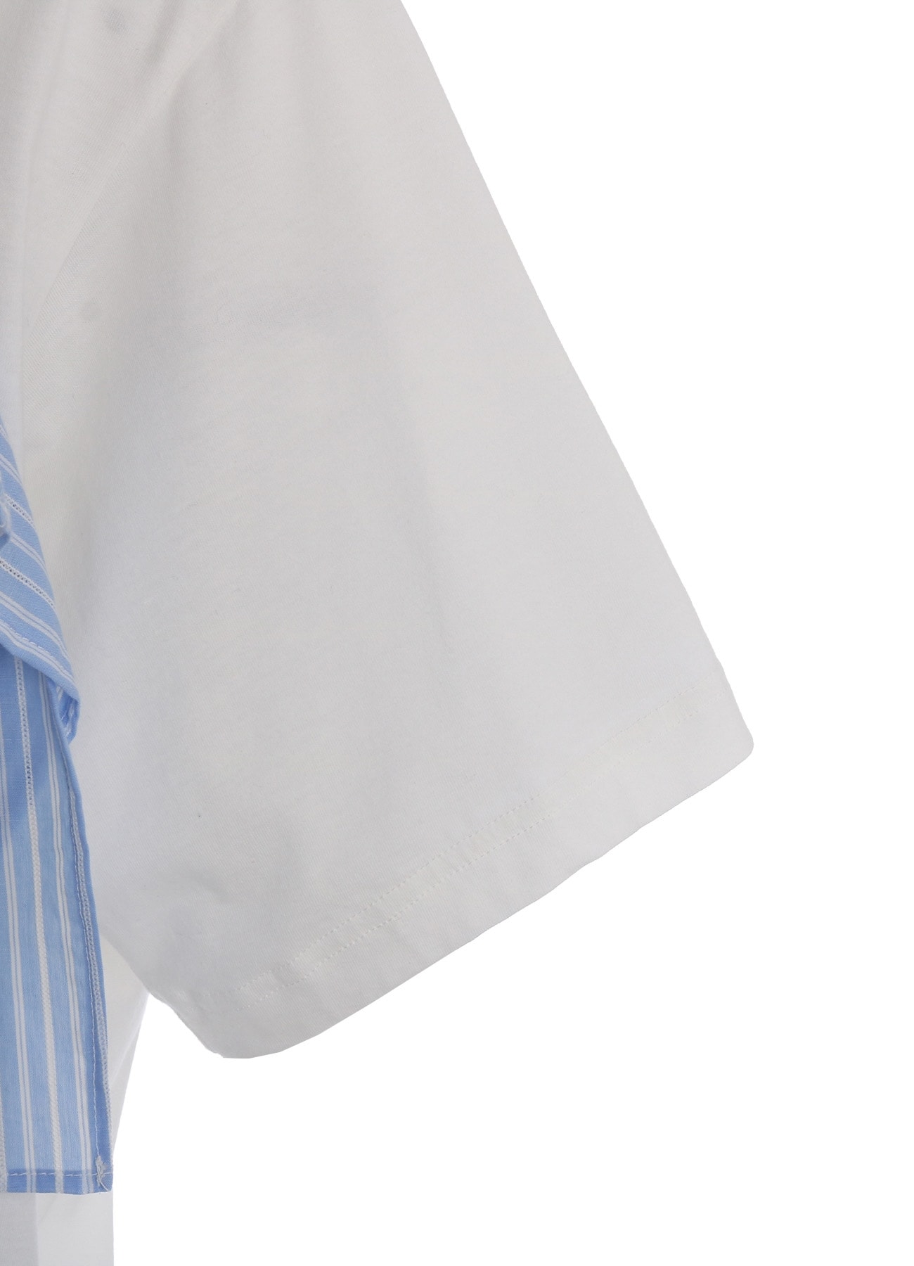 30/COTTON JERSEY DRAPE POCKET T-SHIRT