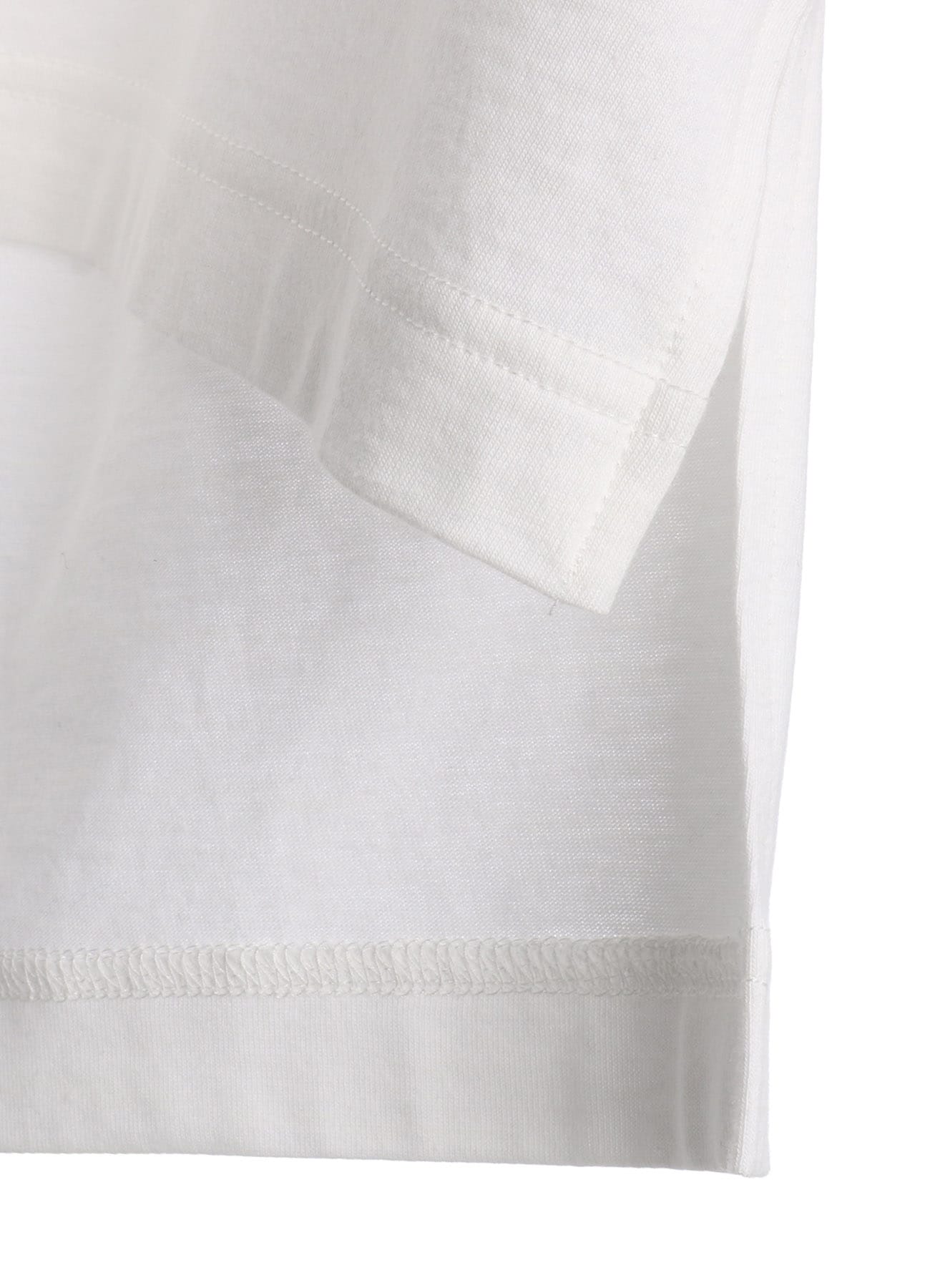 30/COTTON JERSEY DRAPE POCKET T-SHIRT