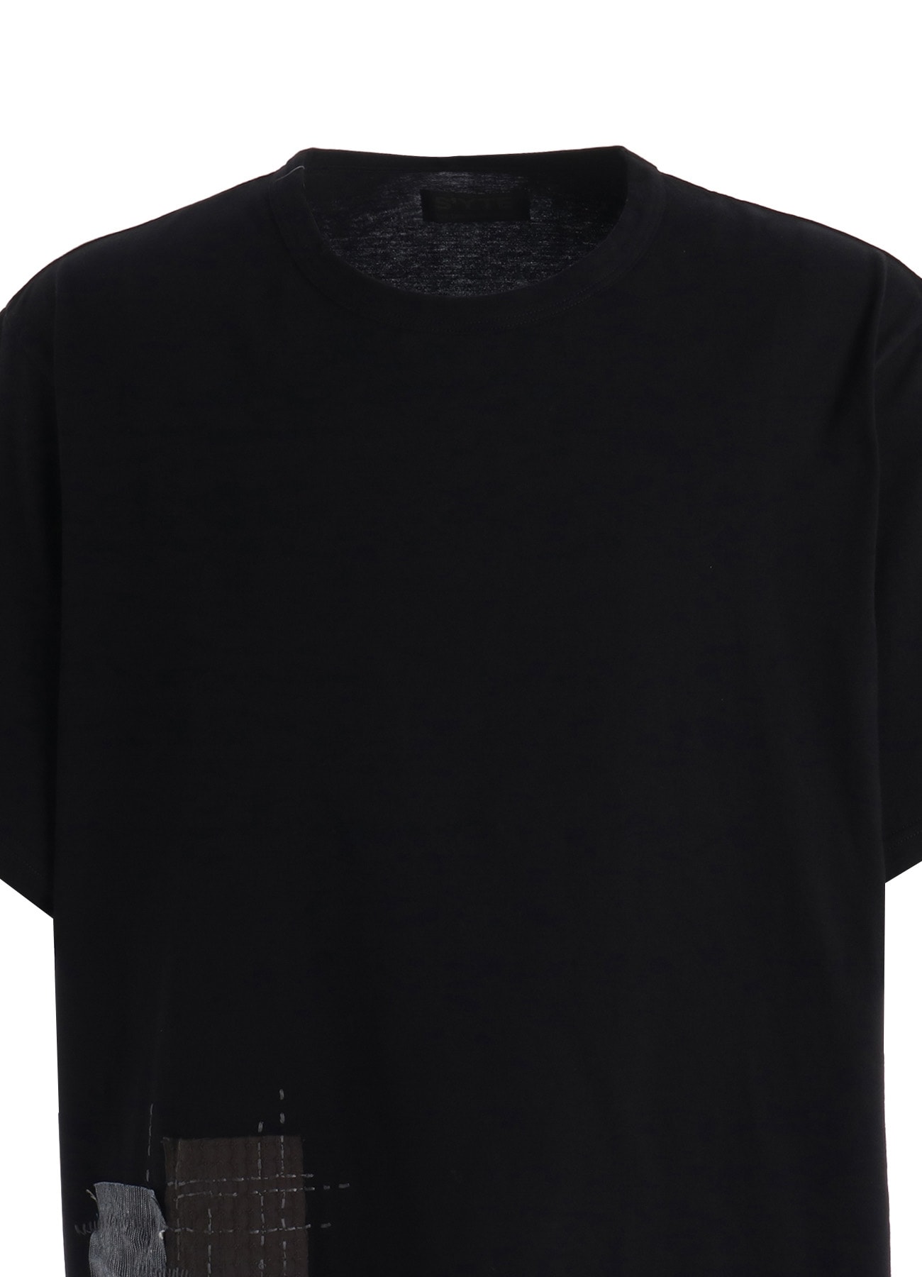 30/COTTON JERSEY SASHIKO EMBROIDERY T-SHIRT