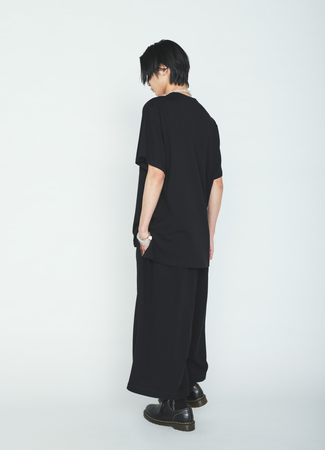 30/COTTON JERSEY SASHIKO EMBROIDERY T-SHIRT