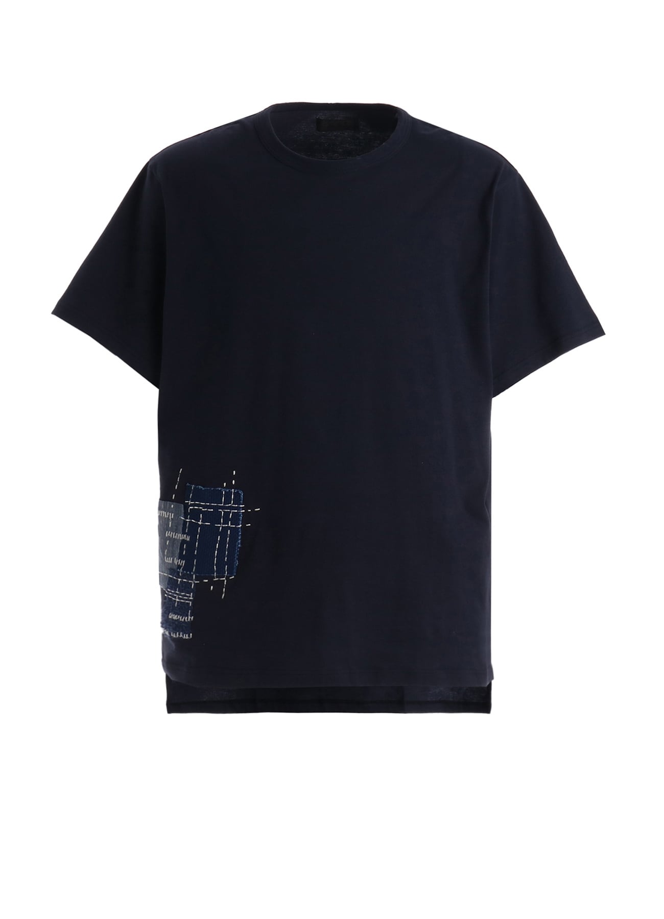 30/COTTON JERSEY SASHIKO EMBROIDERY T-SHIRT