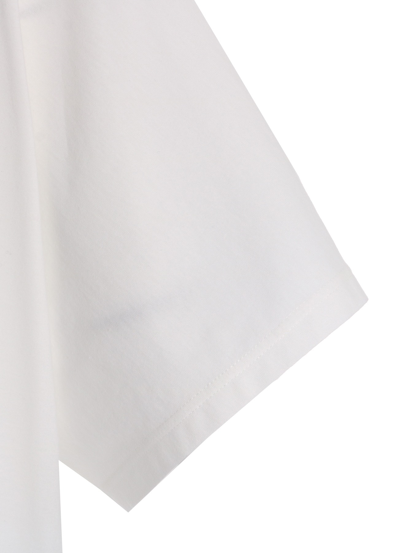 30/COTTON JERSEY ELASTIC DRAWSTRING GATHERED T-SHIRT