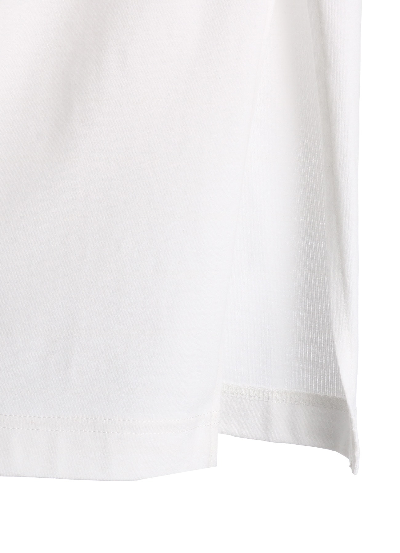 30/COTTON JERSEY ELASTIC DRAWSTRING GATHERED T-SHIRT