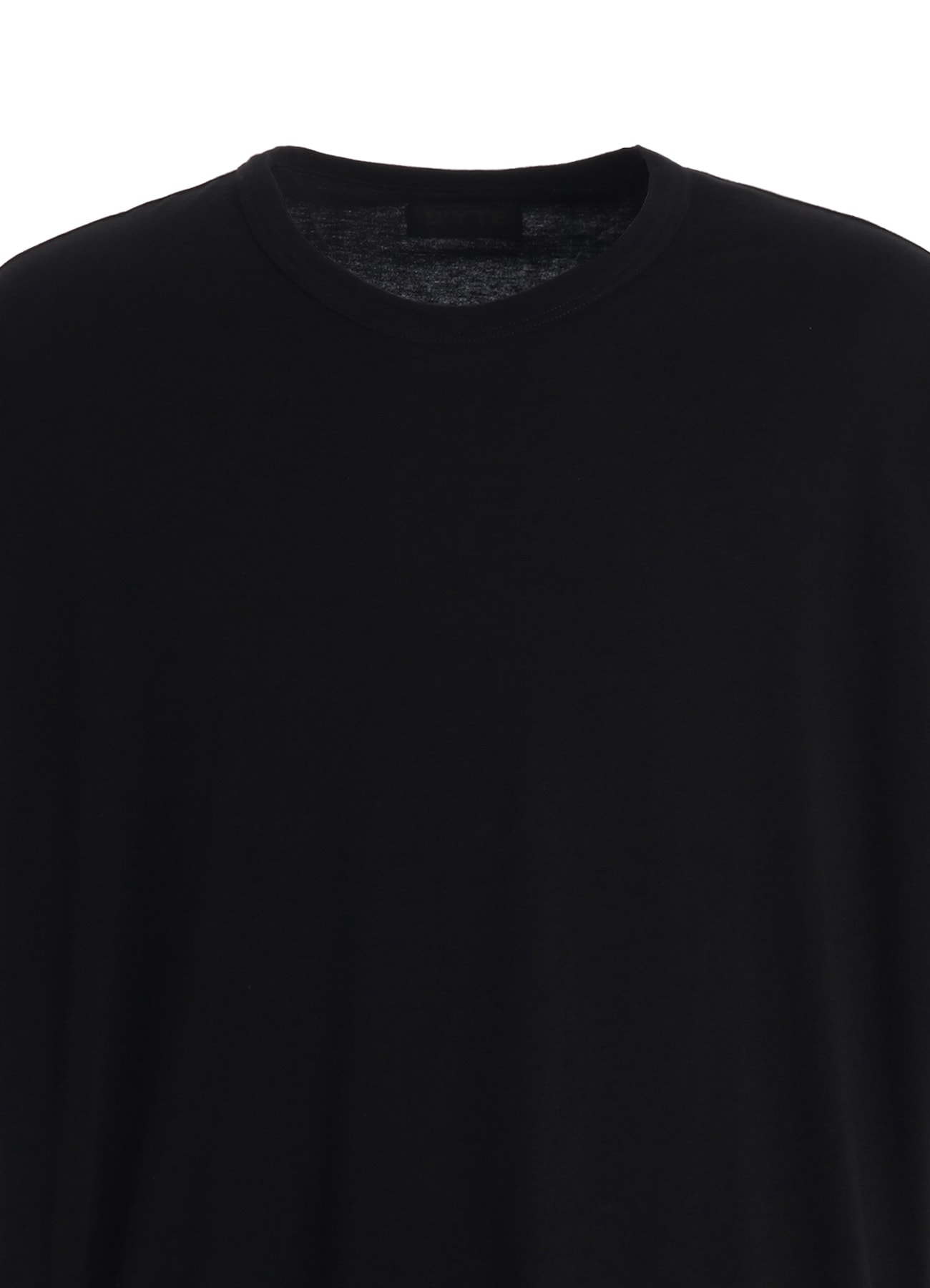 30/COTTON JERSEY ELASTIC DRAWSTRING GATHERED T-SHIRT