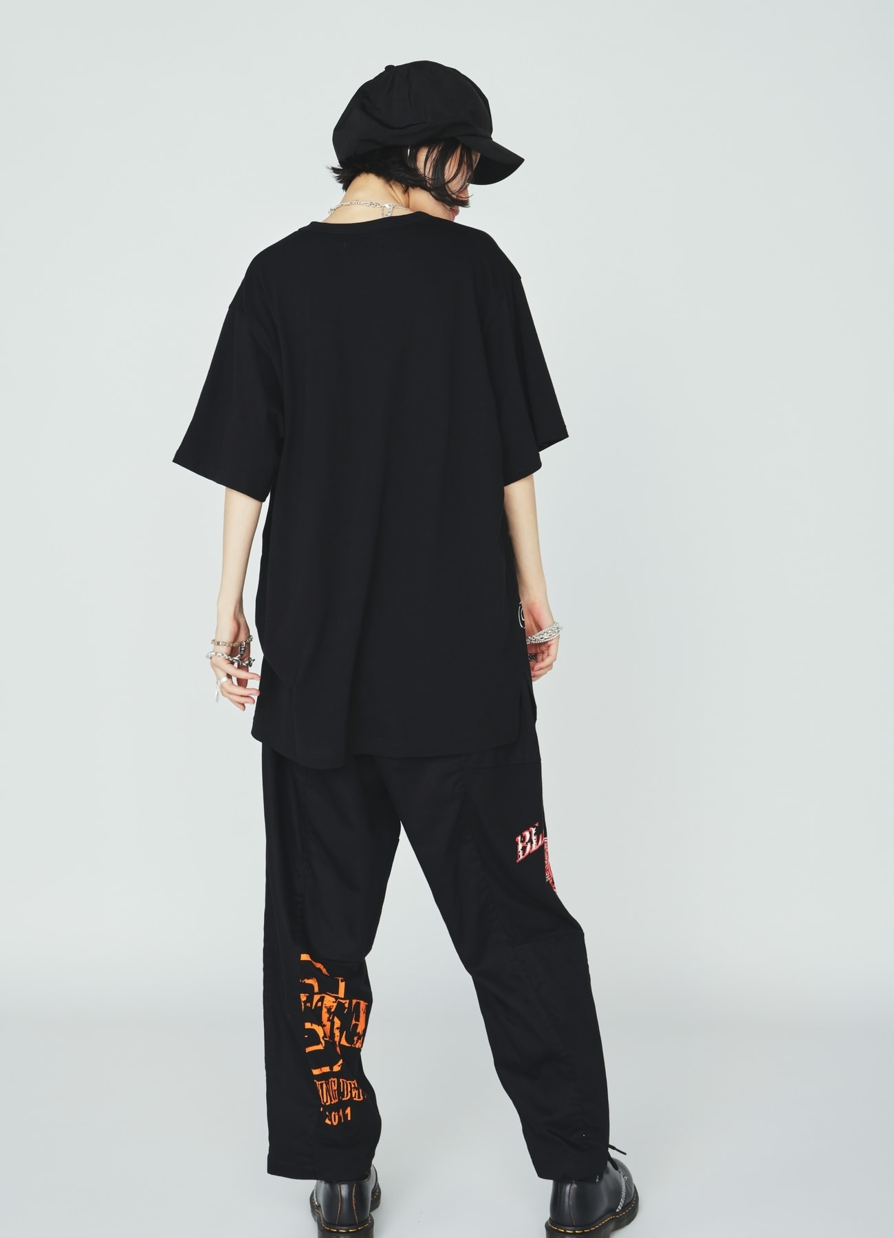 30S COTTON JERSEY CROW AND ANCHOR PRINT T-SHIRT