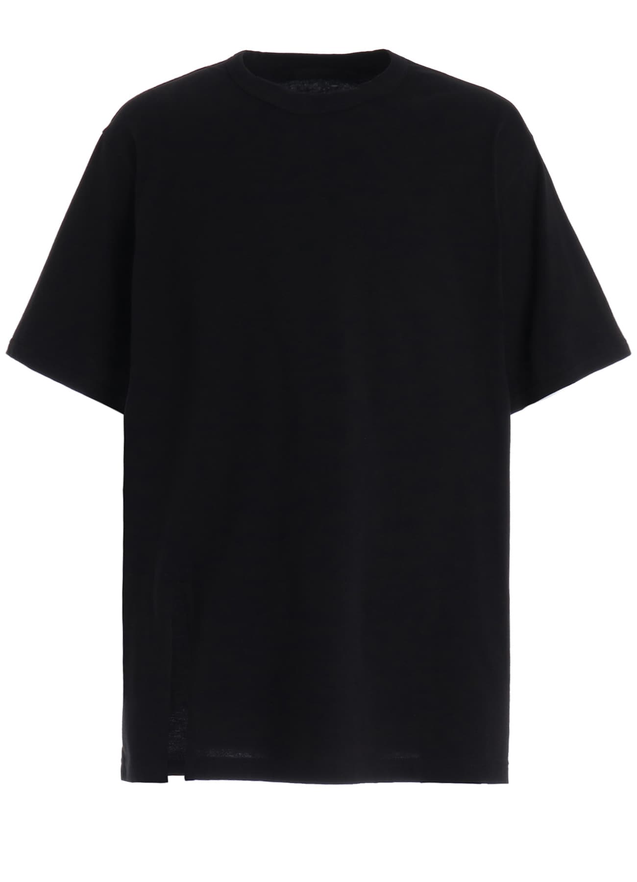 30/COTTON JERSEY FRONT SLIT T-SHIRT