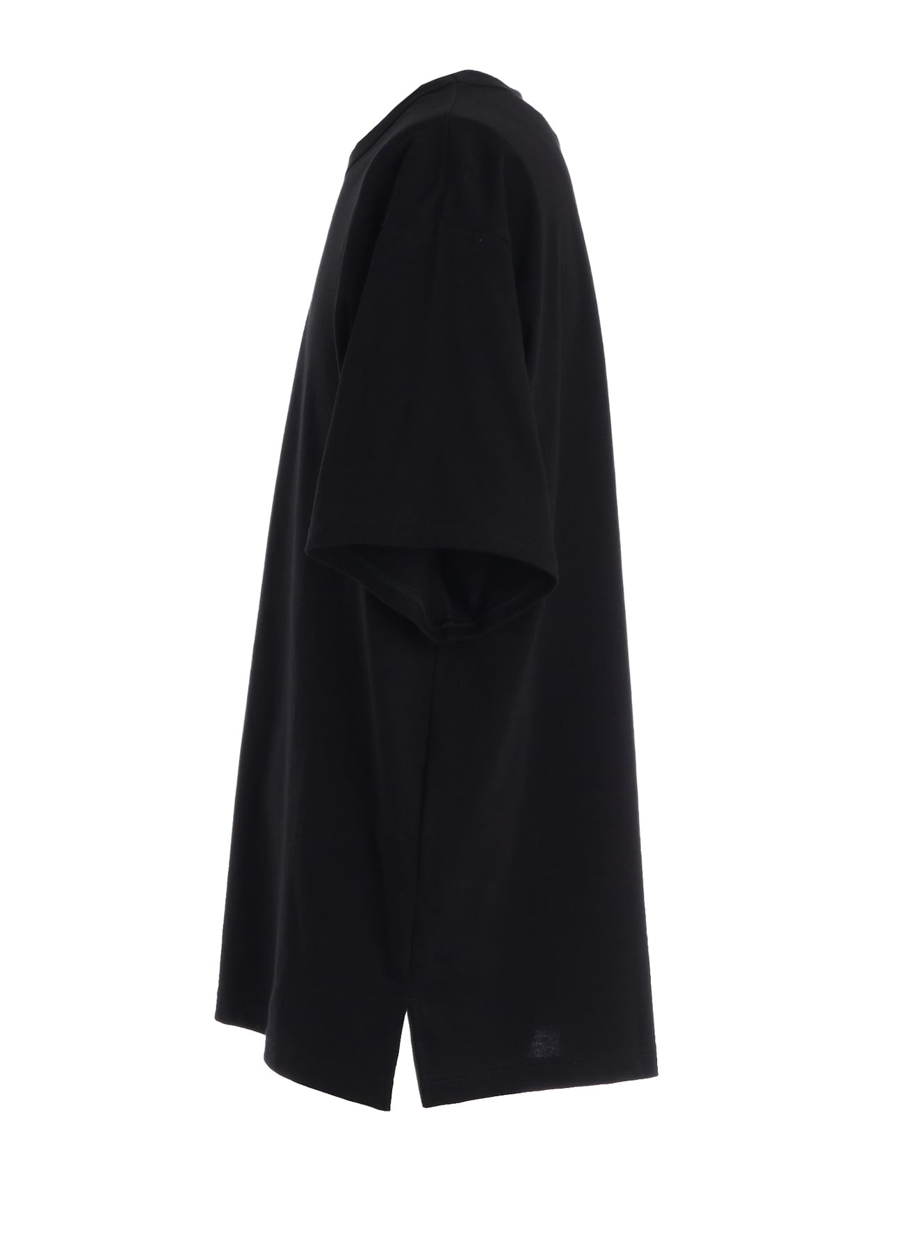 30/COTTON JERSEY FRONT SLIT T-SHIRT