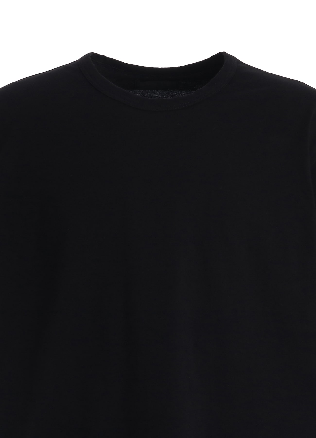 30/COTTON JERSEY FRONT SLIT T-SHIRT