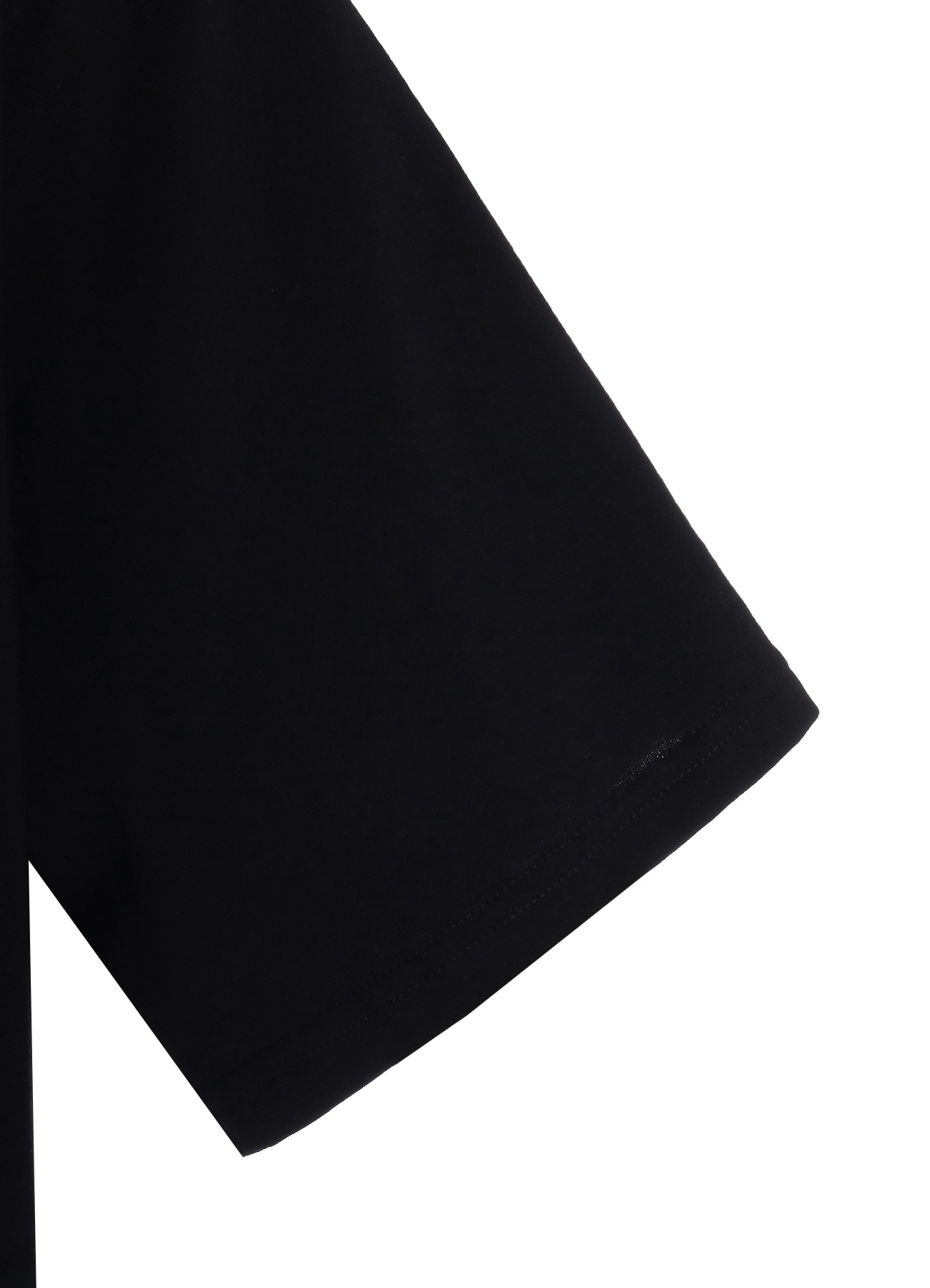 30/COTTON JERSEY FRONT SLIT T-SHIRT