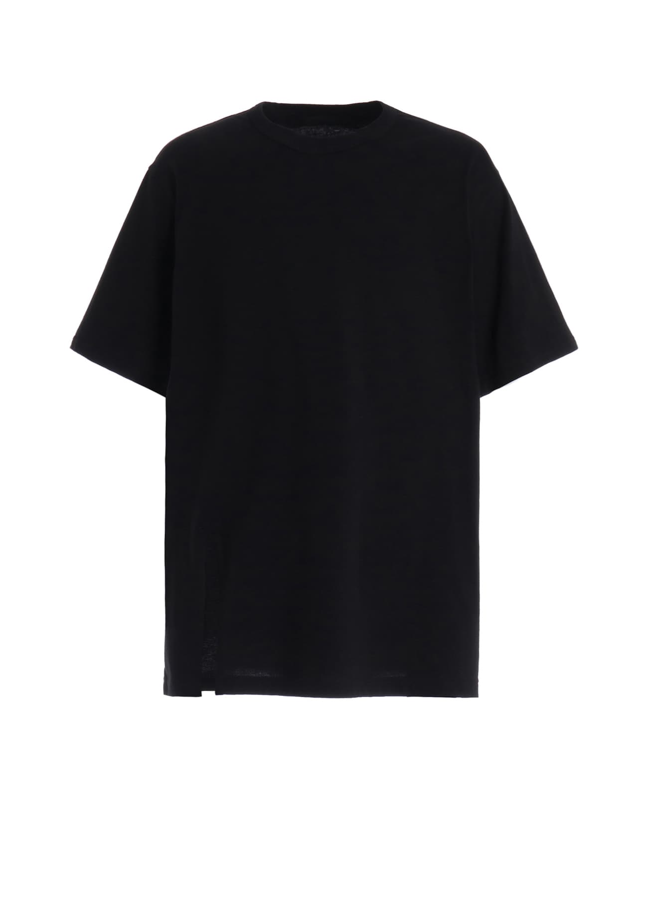 30/COTTON JERSEY FRONT SLIT T-SHIRT