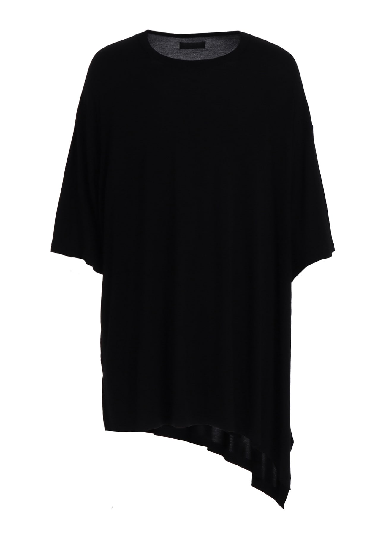 RAYON JERSEY DRAPE T-SHIRT