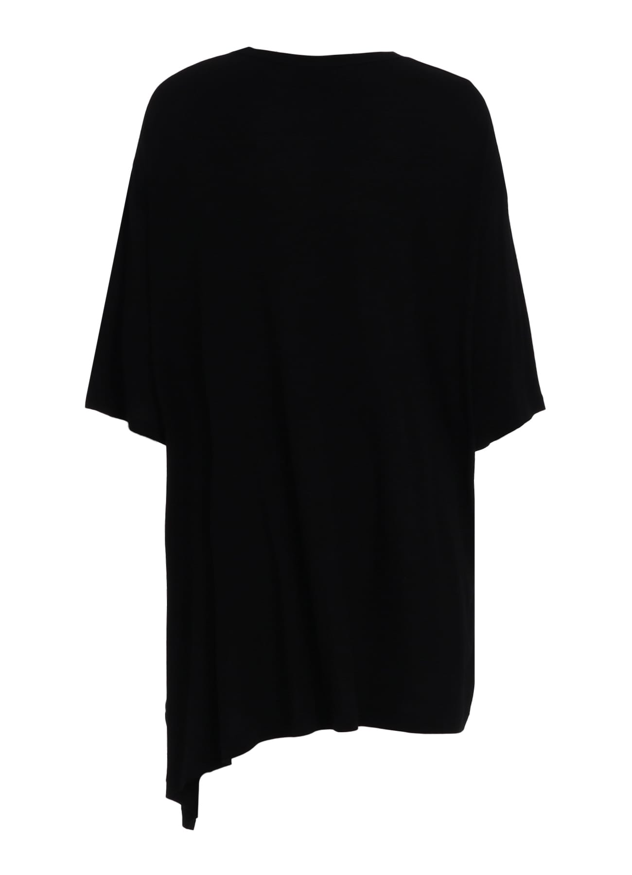 RAYON JERSEY DRAPE T-SHIRT