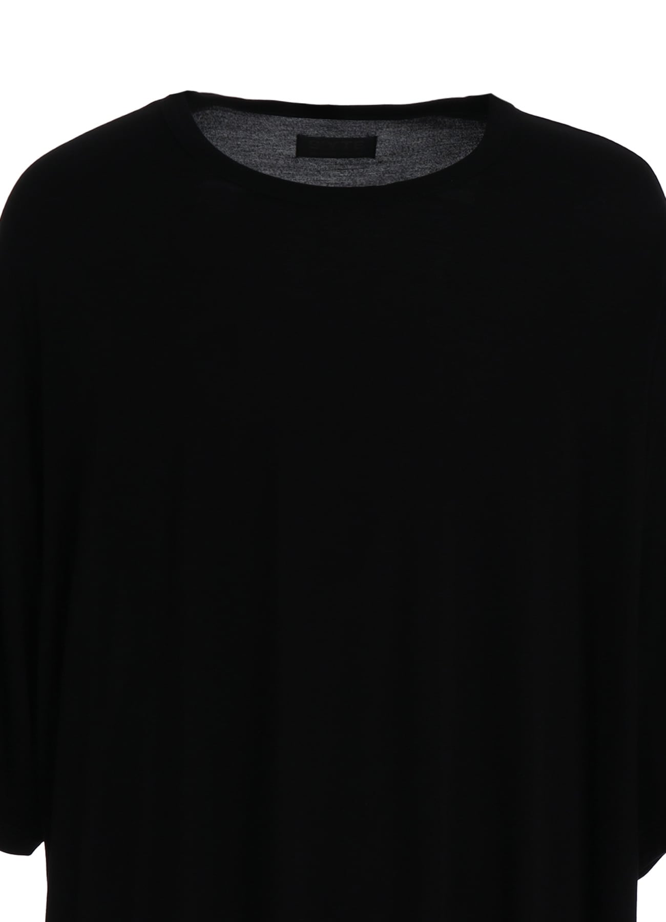 RAYON JERSEY DRAPE T-SHIRT