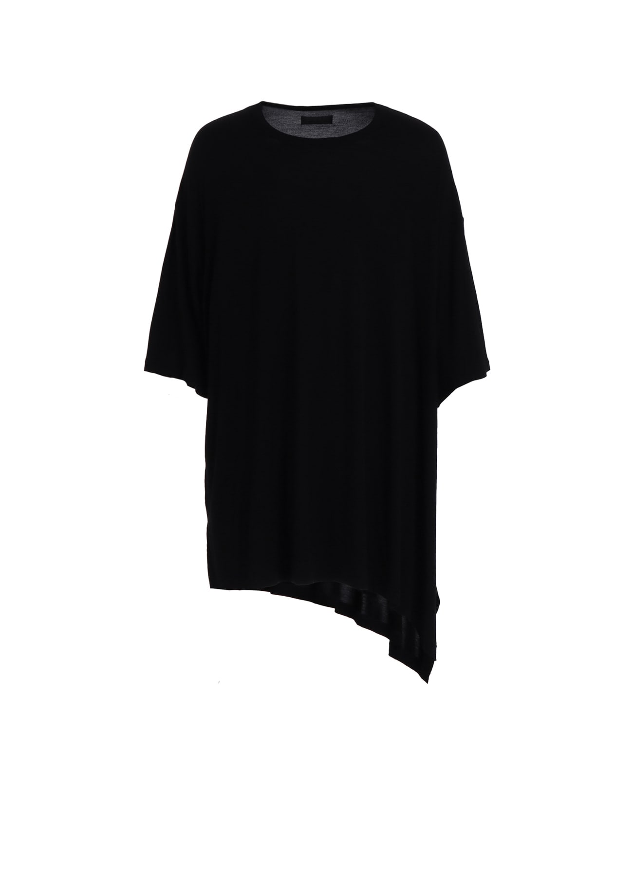 RAYON JERSEY DRAPE T-SHIRT