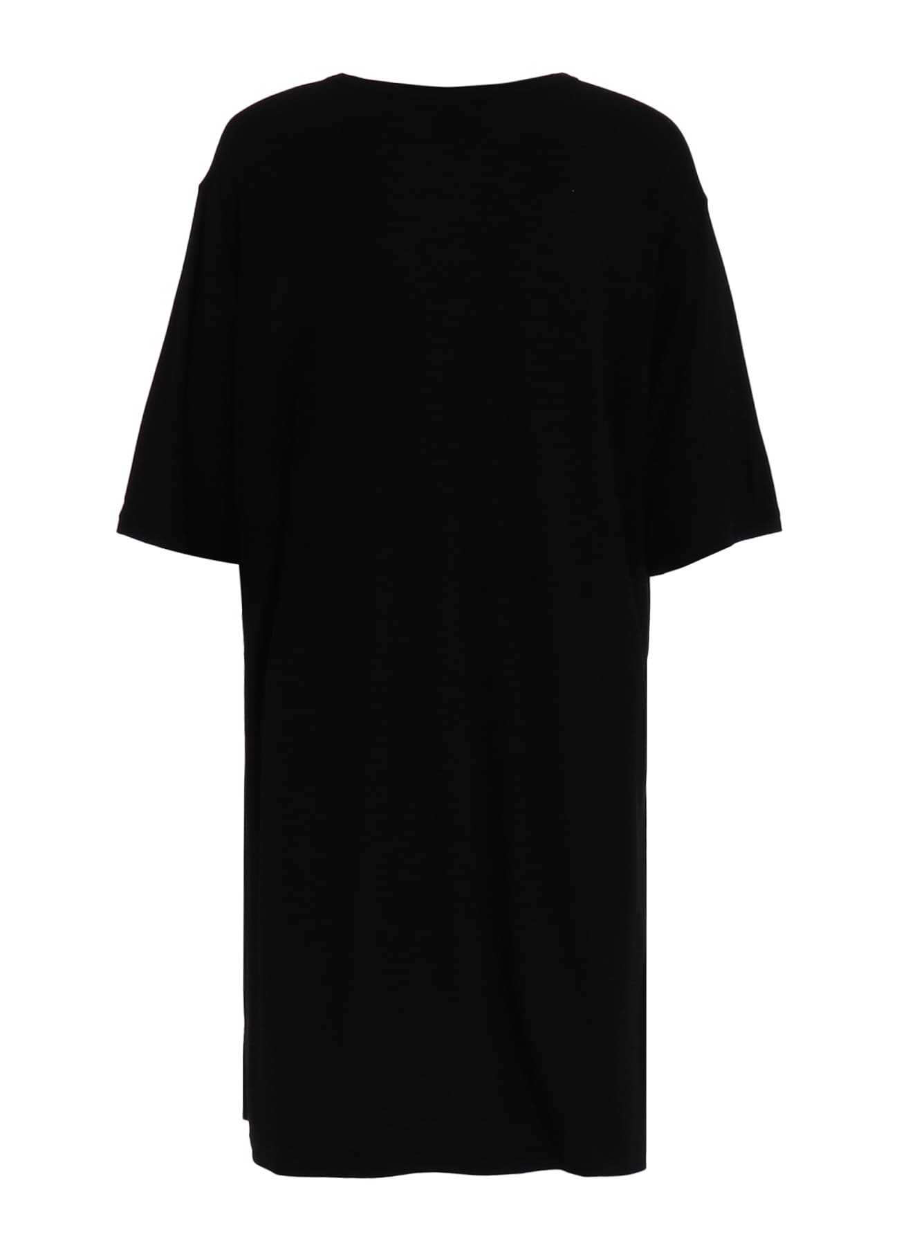 RAYON JERSEY SIDE SLITS LONG T-SHIRT