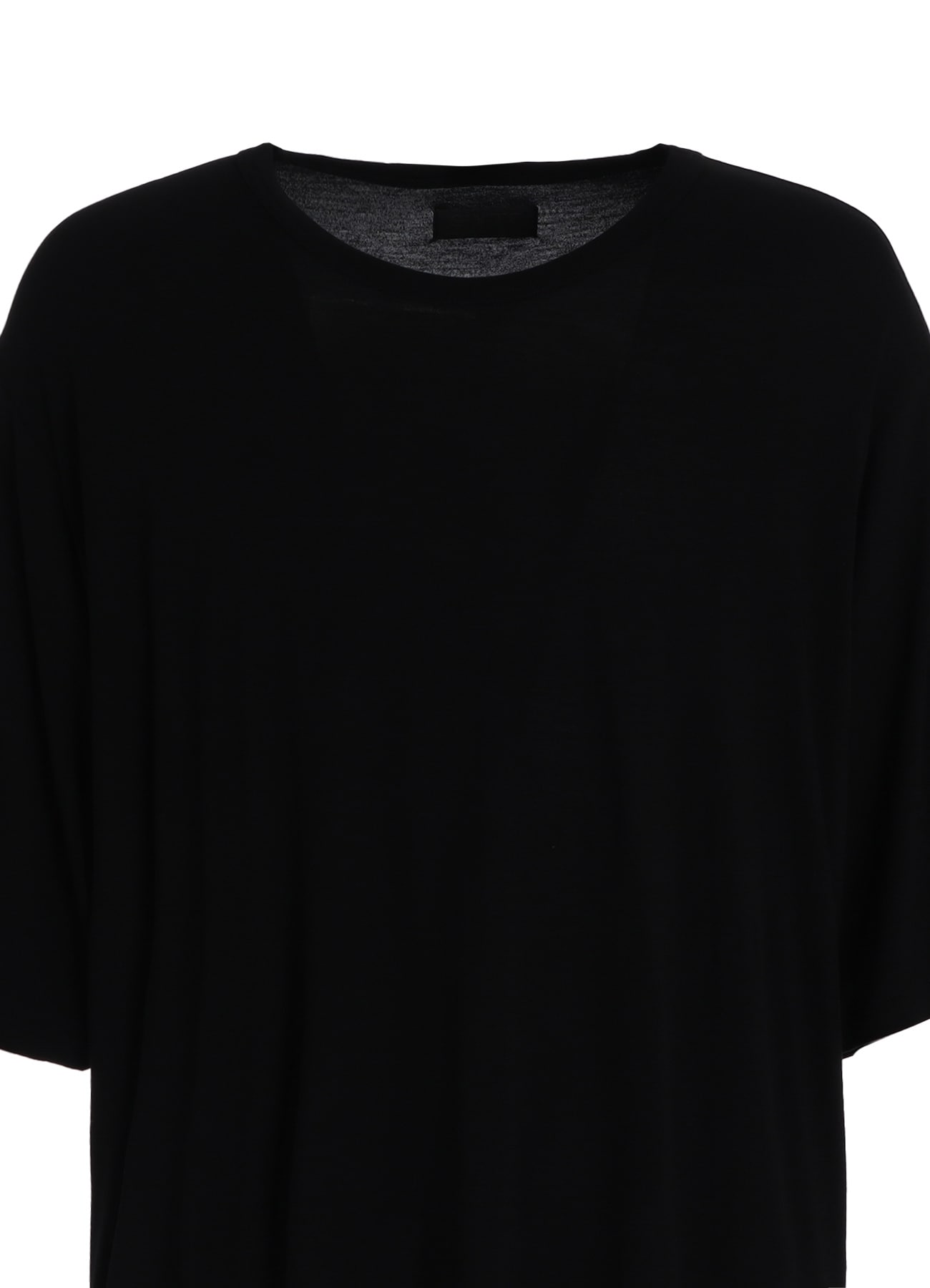 RAYON JERSEY SIDE SLITS LONG T-SHIRT