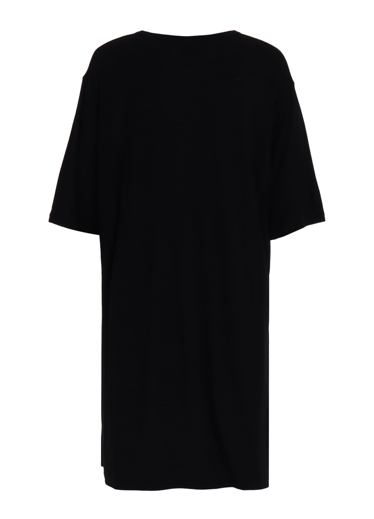 RAYON JERSEY SIDE SLITS LONG T-SHIRT