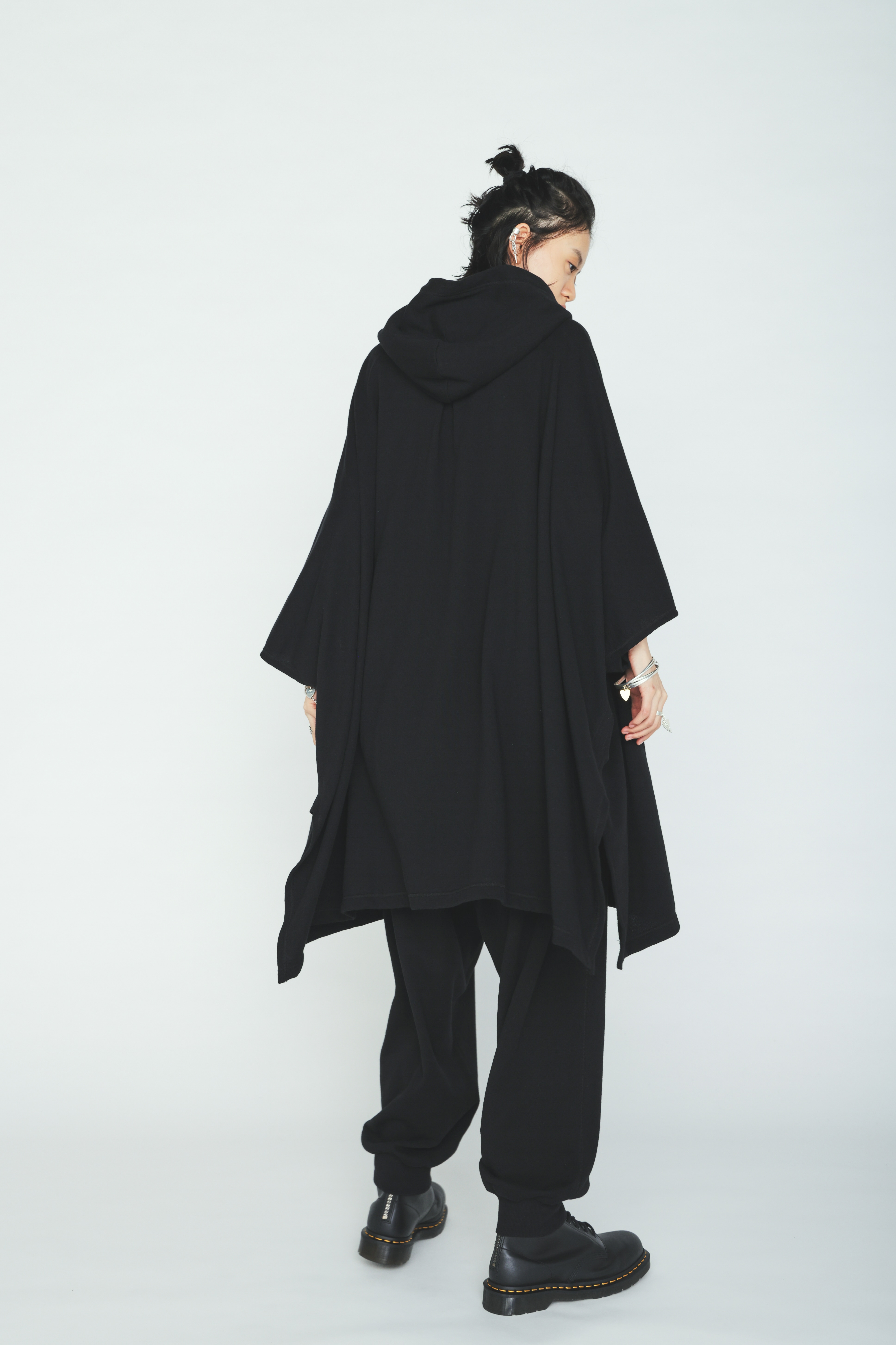 40/1 COTTON GAUZE FLEECE PONCHO
