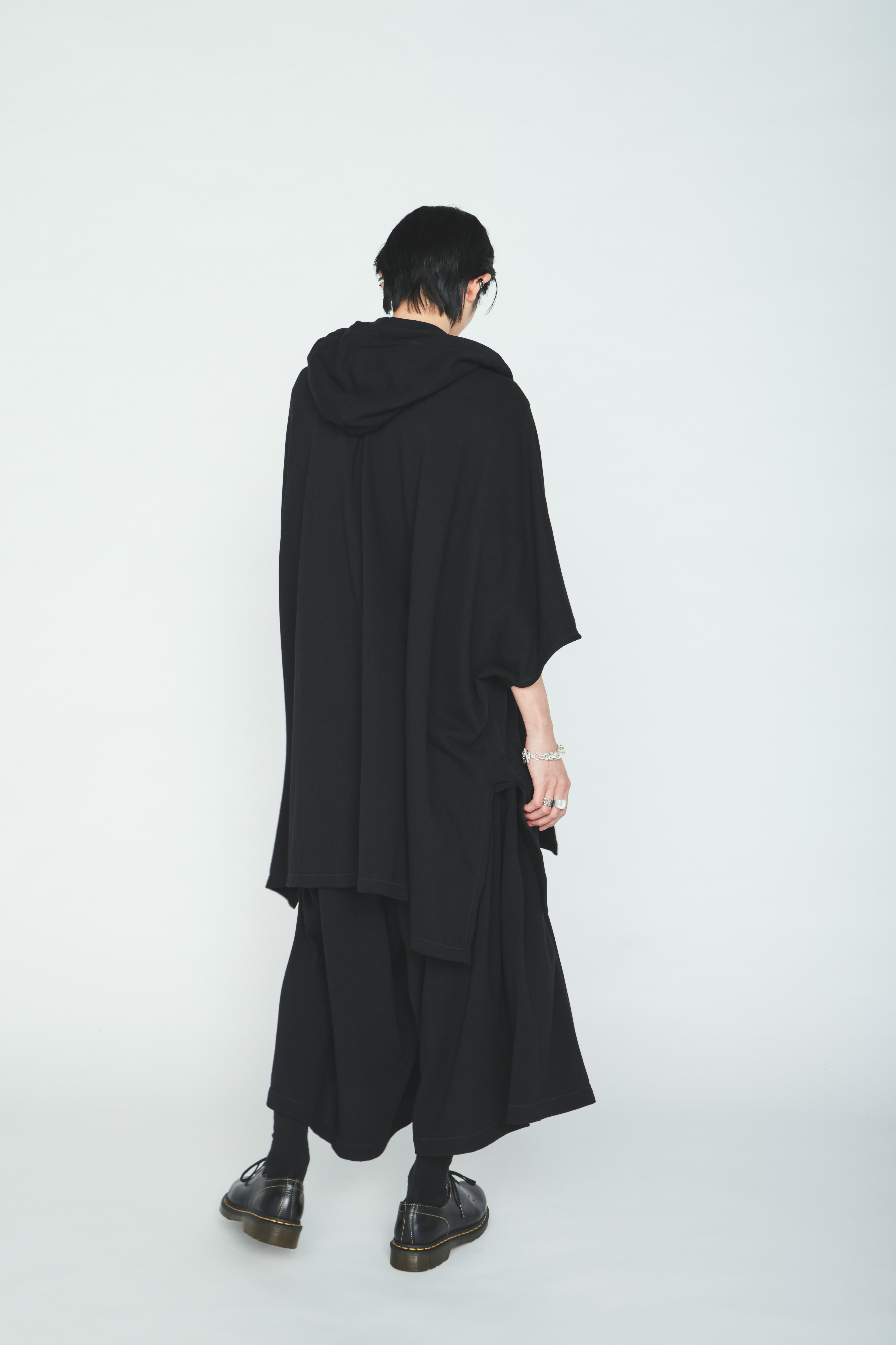40/1 COTTON GAUZE FLEECE PONCHO