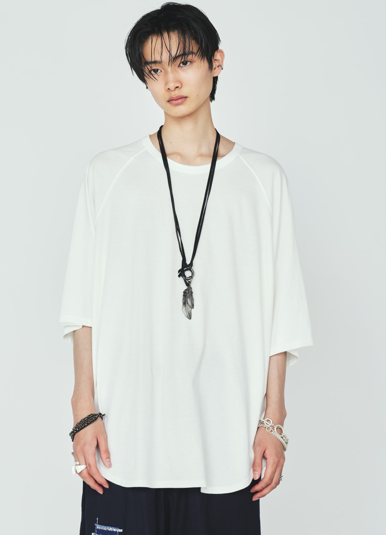 30/COTTON JERSEY OVERSIZE RAGLAN T-SHIRT