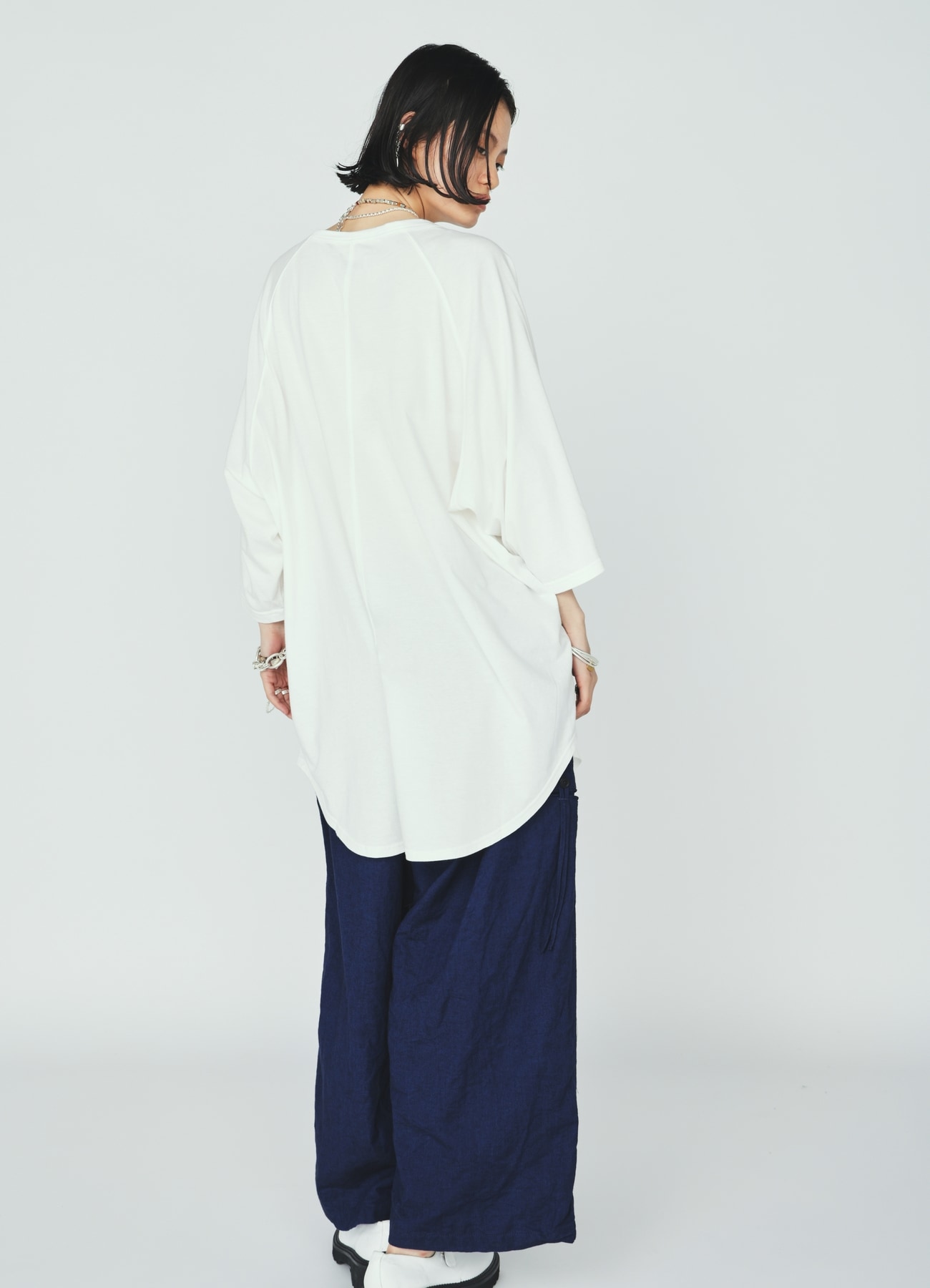 30/COTTON JERSEY OVERSIZE RAGLAN T-SHIRT