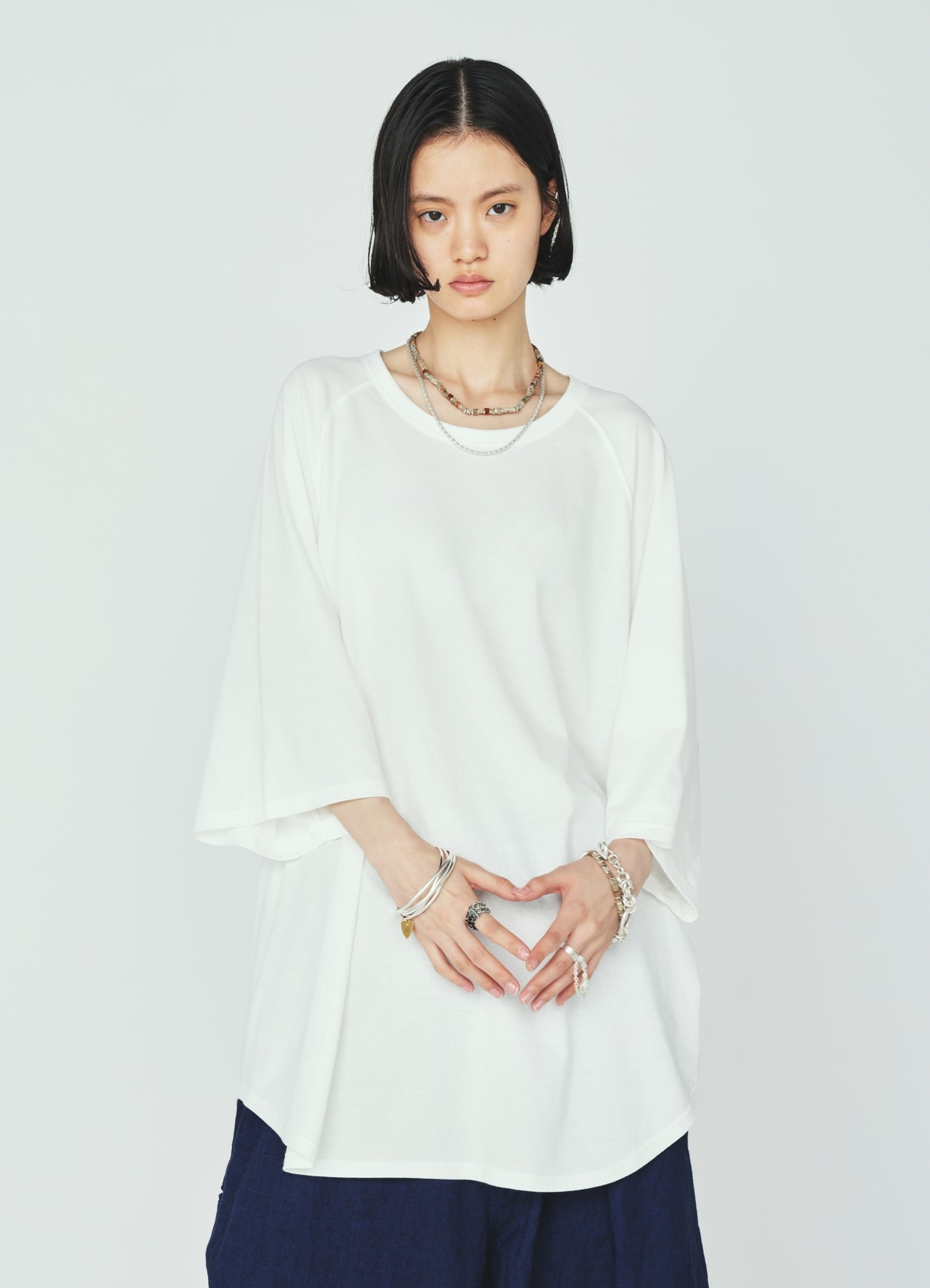 30/COTTON JERSEY OVERSIZE RAGLAN T-SHIRT