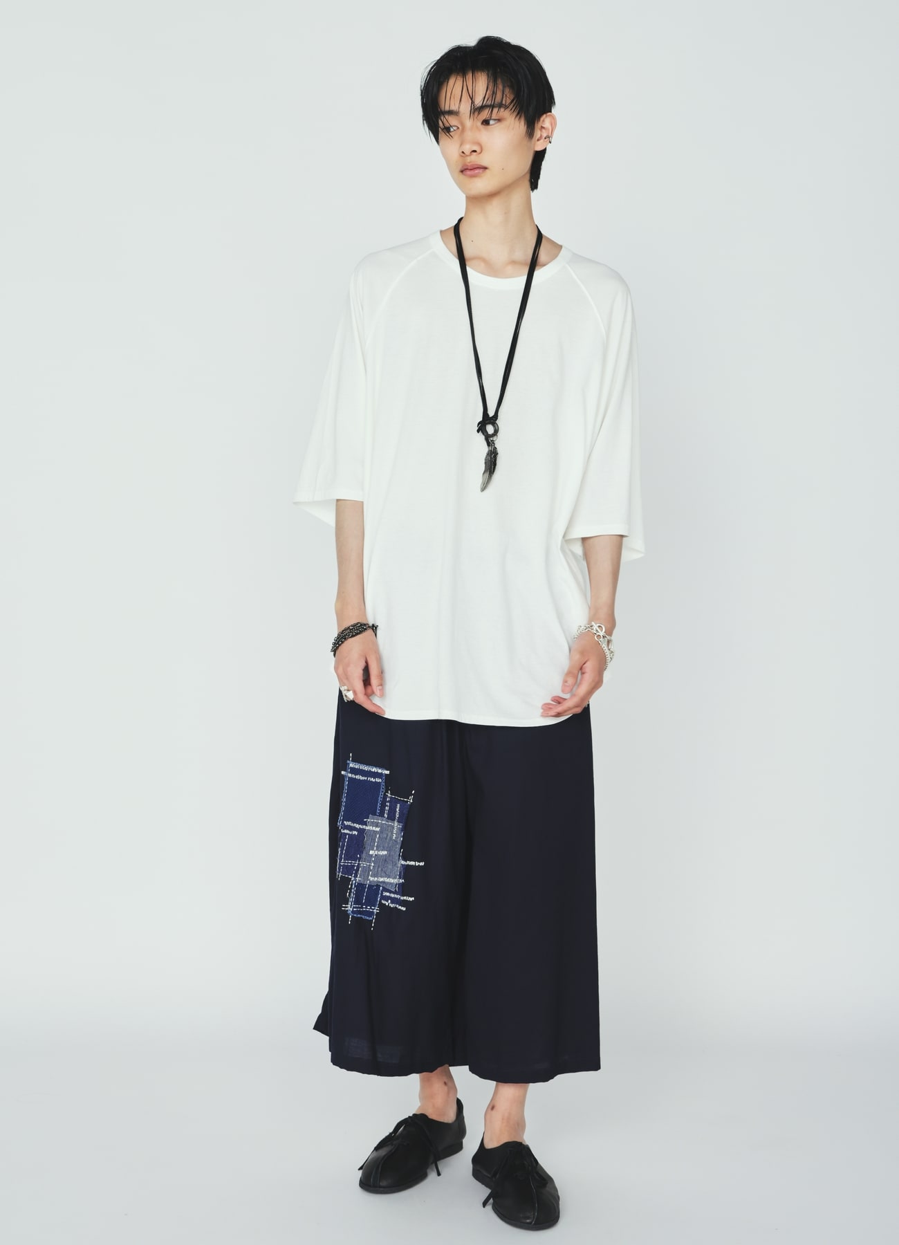 30/COTTON JERSEY OVERSIZE RAGLAN T-SHIRT