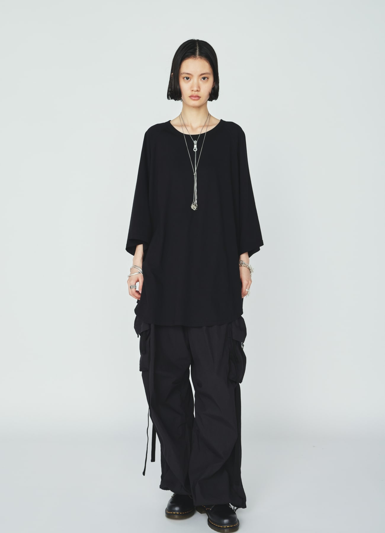 30/COTTON JERSEY OVERSIZE RAGLAN T-SHIRT