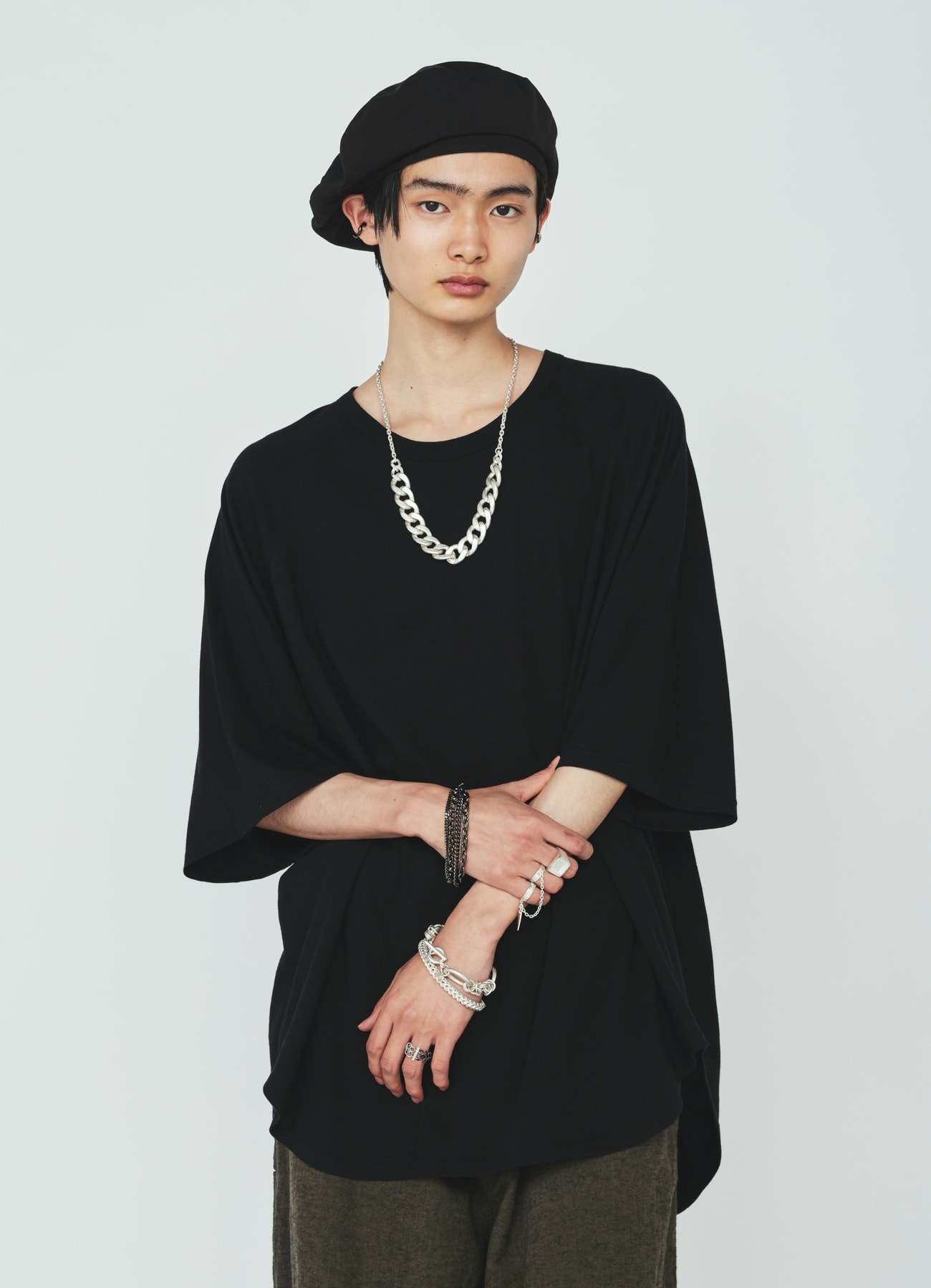 30/COTTON JERSEY OVERSIZE RAGLAN T-SHIRT