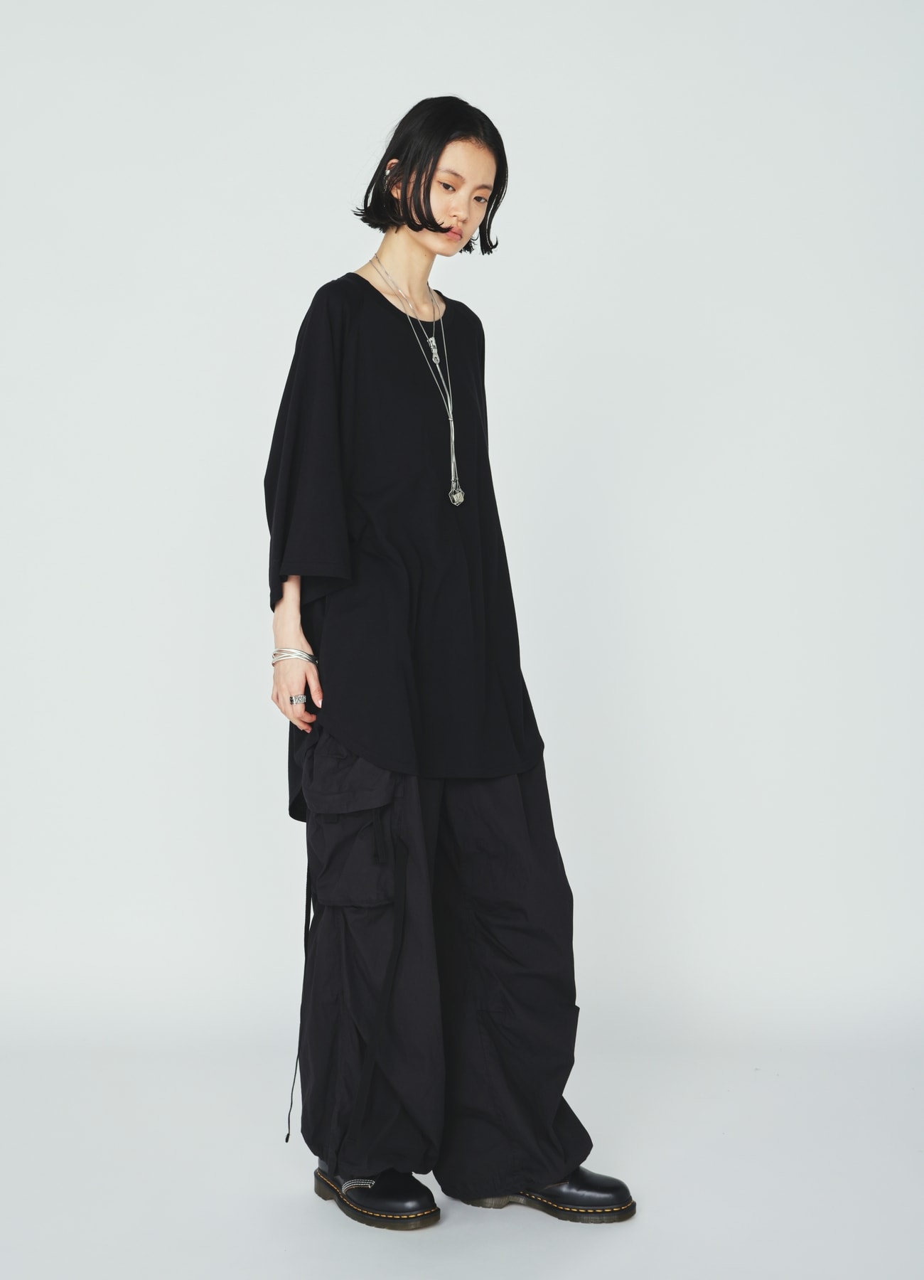 30/COTTON JERSEY OVERSIZE RAGLAN T-SHIRT