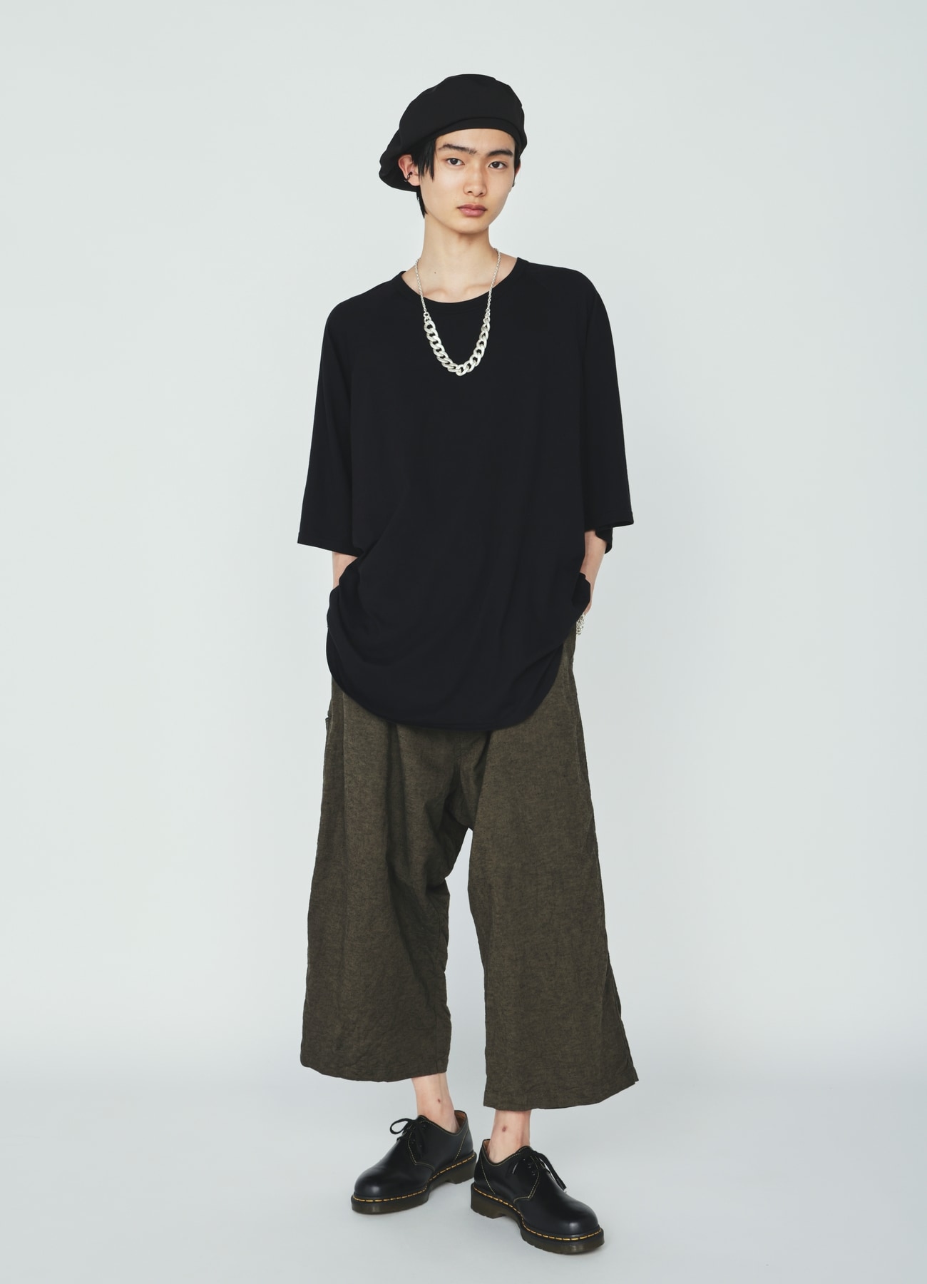 30/COTTON JERSEY OVERSIZE RAGLAN T-SHIRT