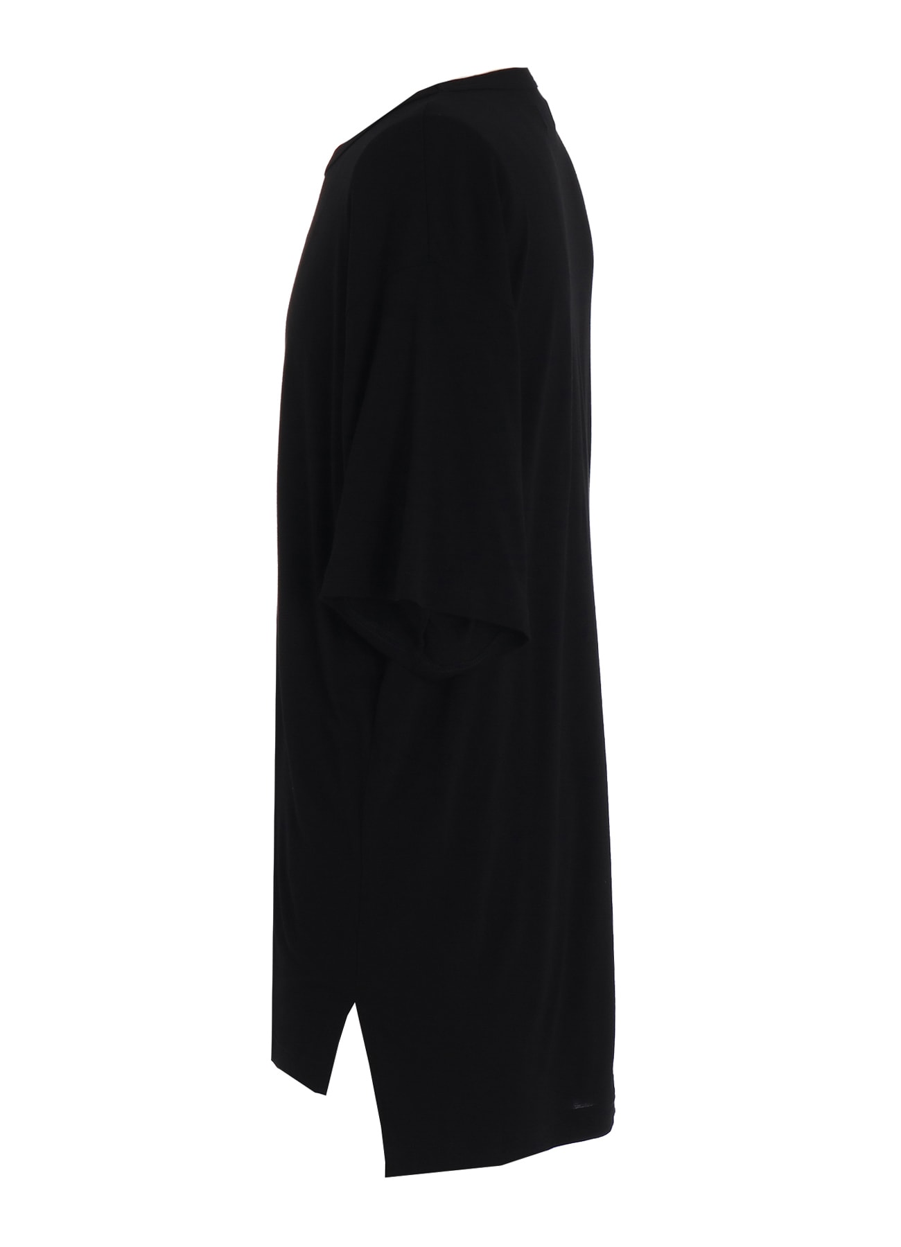 RAYON JERSEY SIDE SLITS T-SHIRT