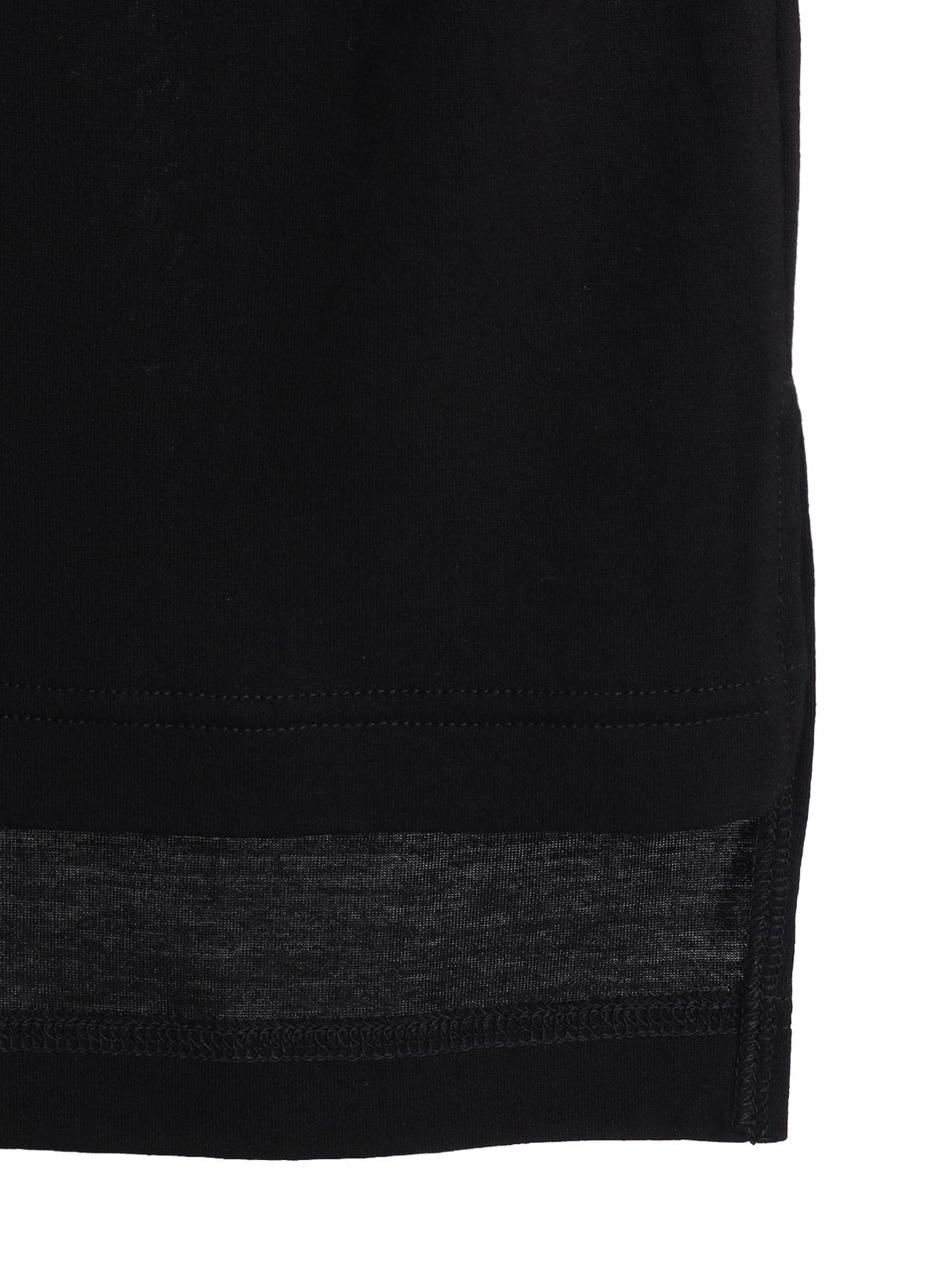 RAYON JERSEY SIDE SLITS T-SHIRT