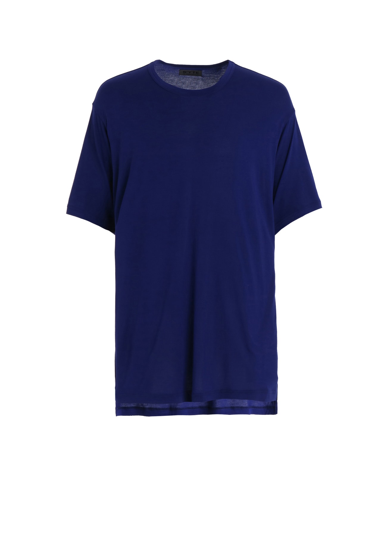 RAYON JERSEY SIDE SLITS T-SHIRT