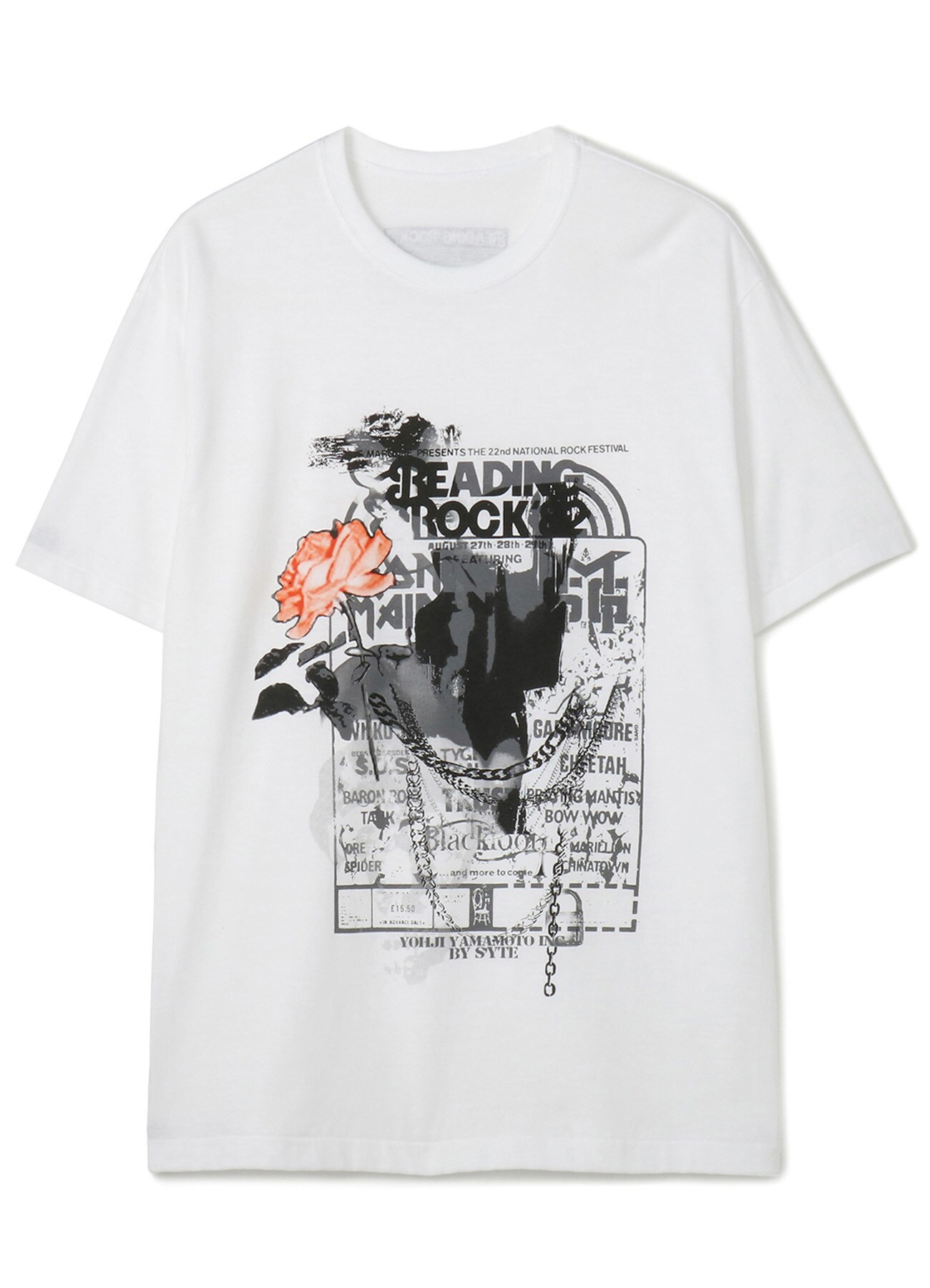 S'YTE × 1982 Original Reading Rock Festival With a woman Rose T-shirt