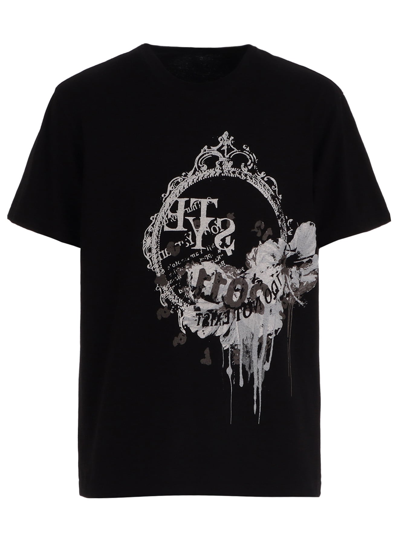 GRAPHIC T-SHIRT -MIRROR-(S Black): S'YTE｜THE SHOP YOHJI YAMAMOTO