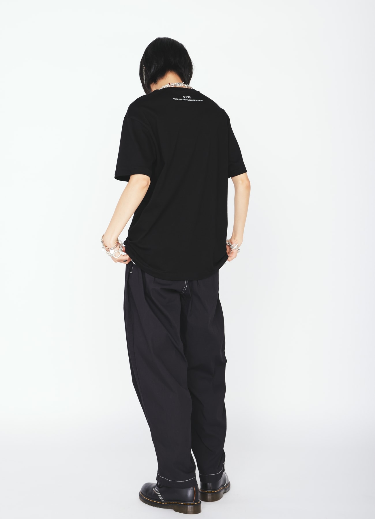 GRAPHIC T-SHIRT -GOLDFISH-(S Black): S'YTE｜THE SHOP YOHJI YAMAMOTO