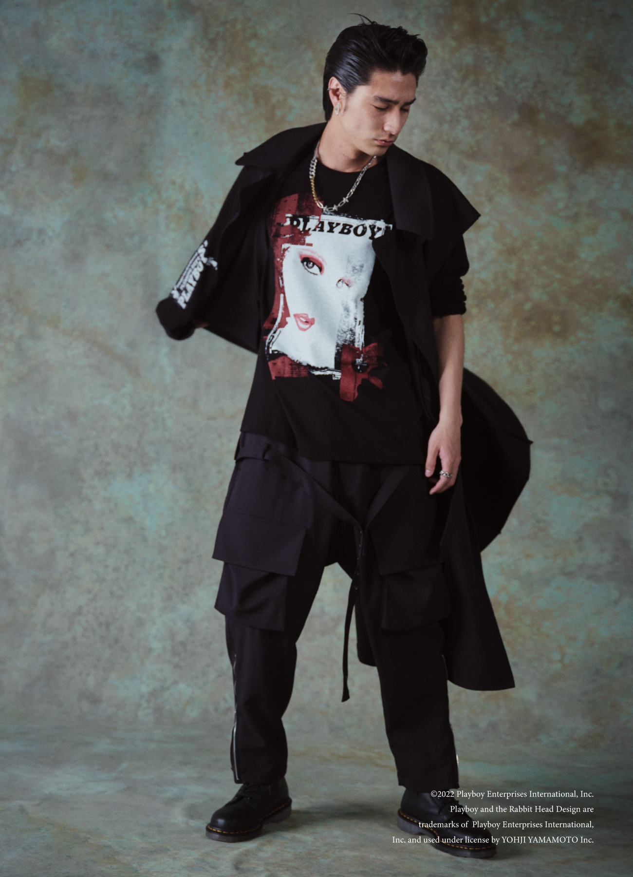 PLAYBOY×S'YTE FEAT HARUMI YAMAGUCHI ROUGE A LEVRES LONG SLEEVE T