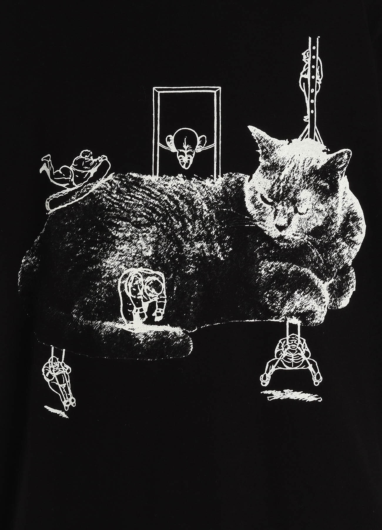GRAPHIC T-SHIRT -CAT AMUSEMENT PARK-