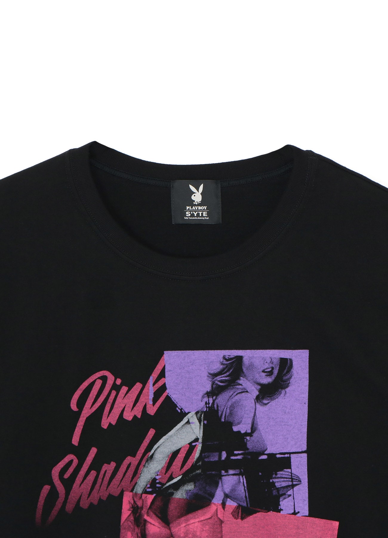 PLAYBOY×S’YTE feat Harumi Yamaguchi Pink Shadow Long sleeve T-shirt