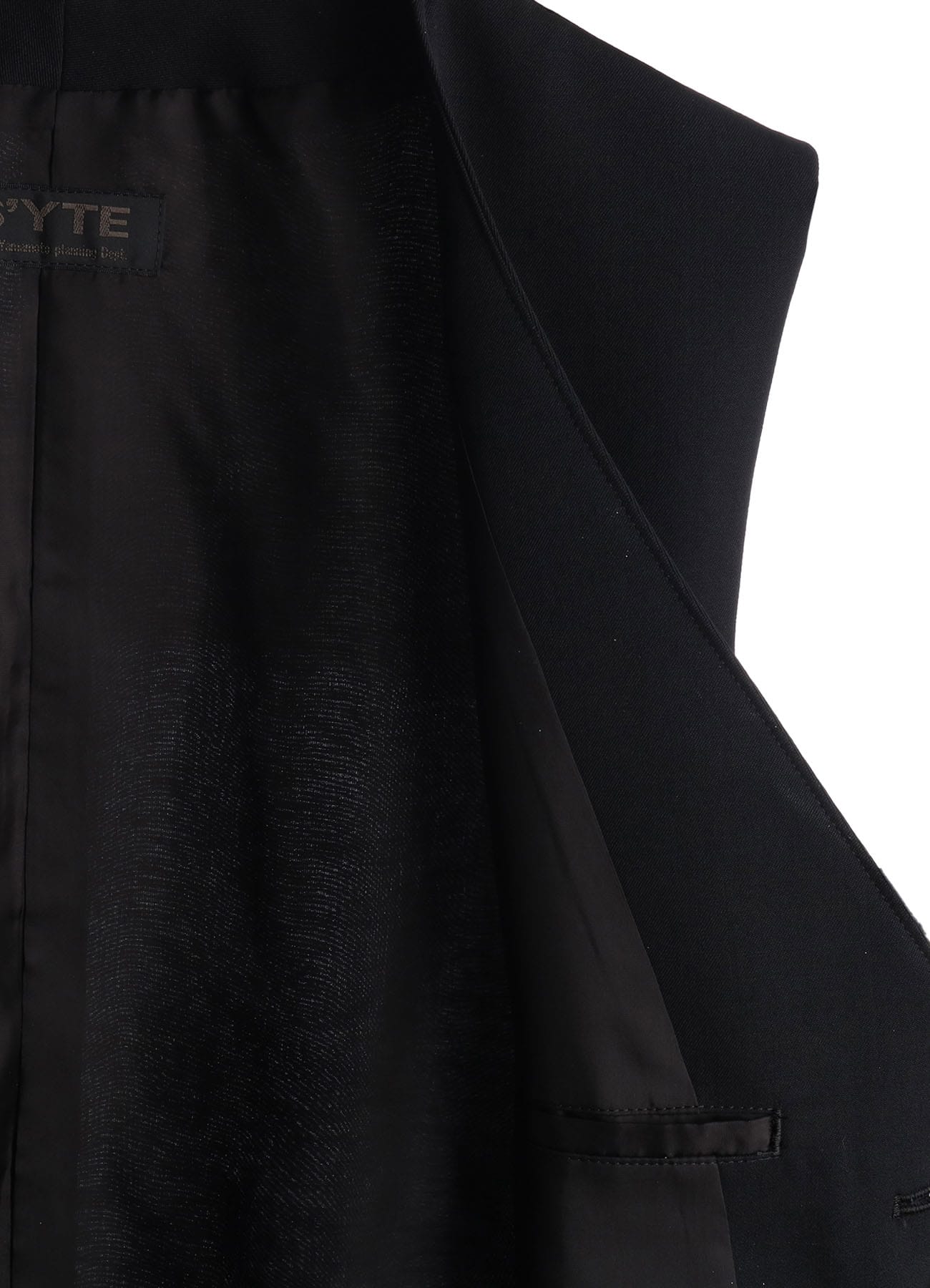 WASHER WOOL GABARDINE V NECK VEST