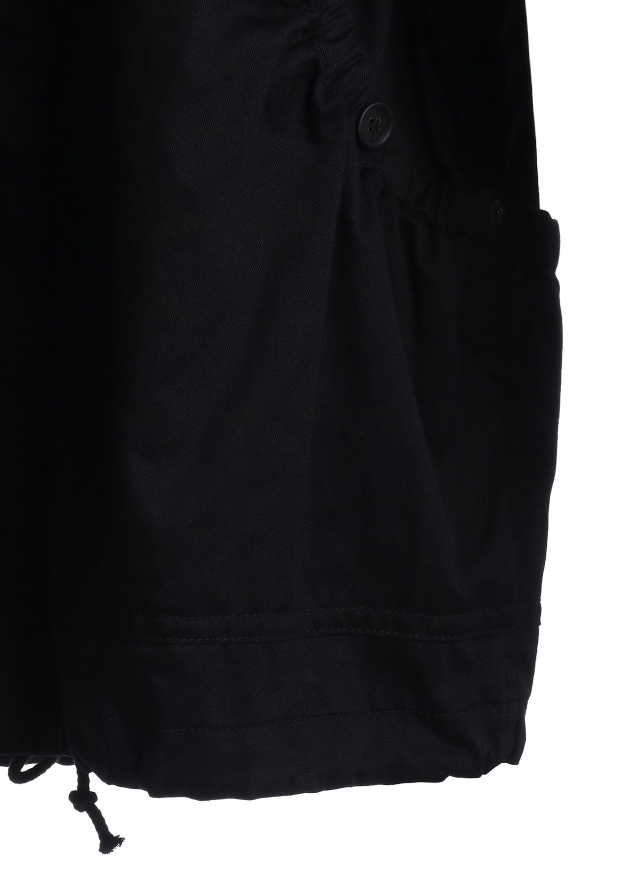 COTTON TWILL GATHERED POCKET BLOUSON