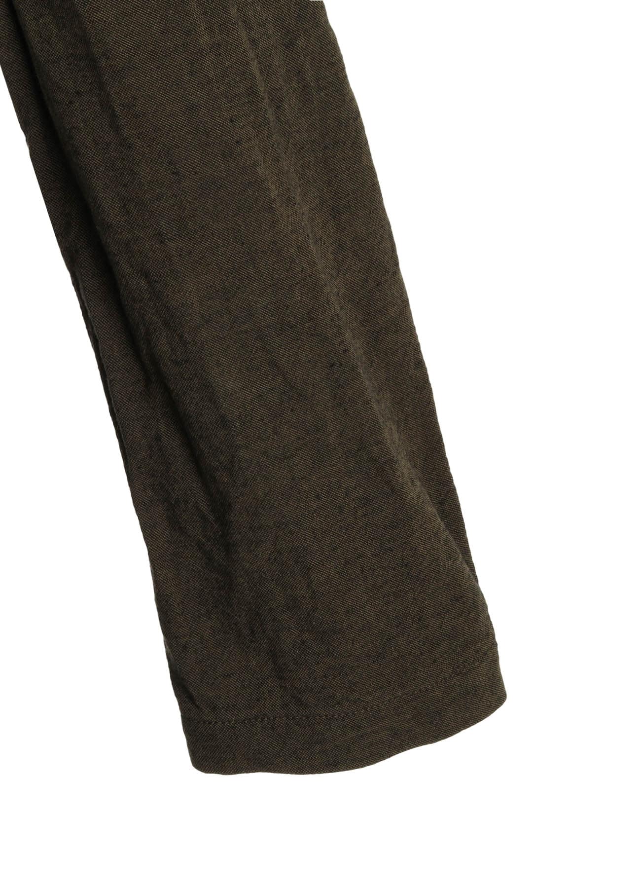 COTTON/LINEN CANVAS SOFRON ASYMMETRIC POCKET BLOUSON