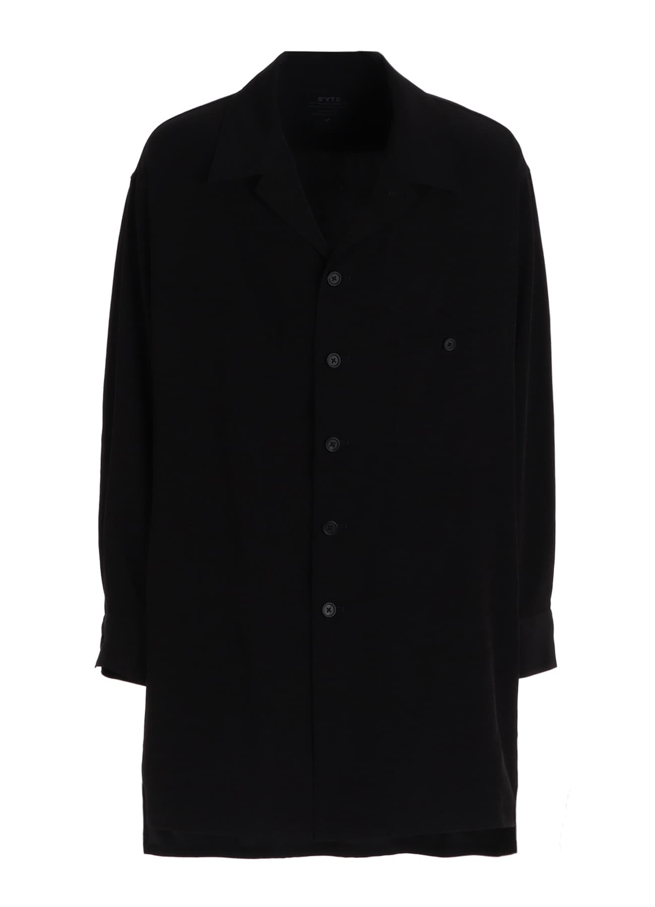 CREPE de CHINE LONG SHIRT BLOUSON